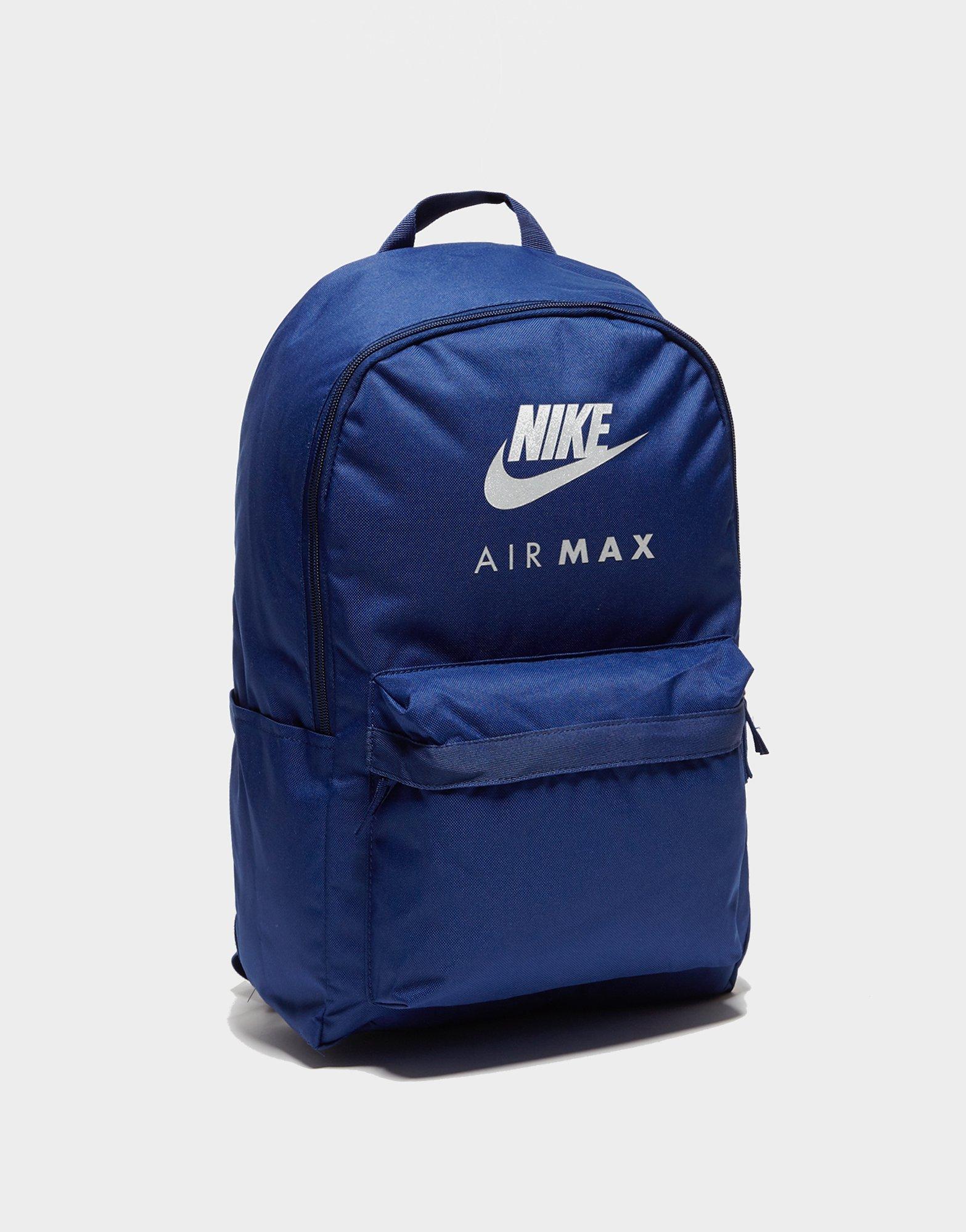 nike air max backpack blue