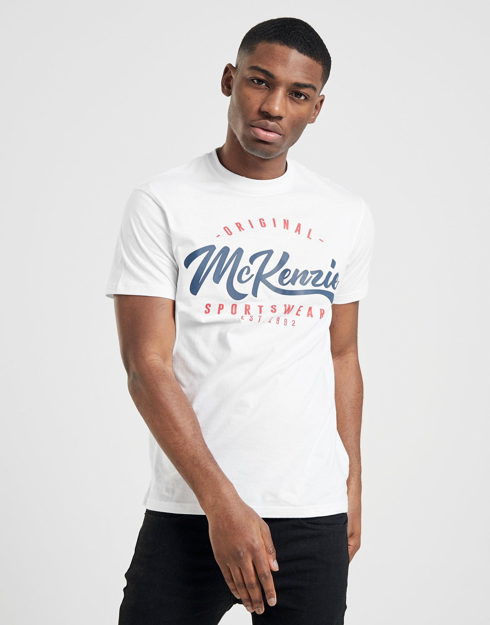 Buy White McKenzie Tye TShirt Men's JD Sports JD Sports Ireland