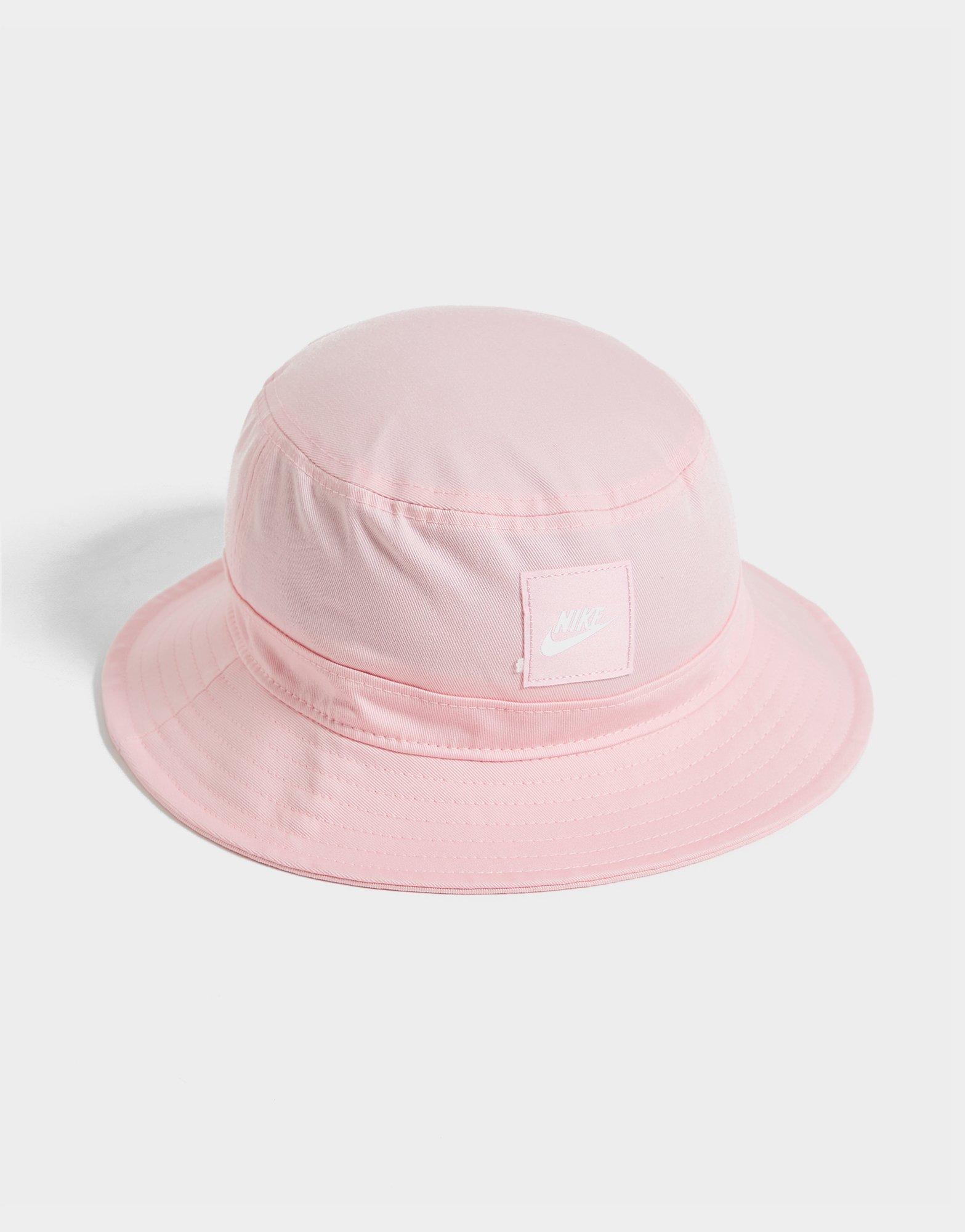nike pink bucket hat