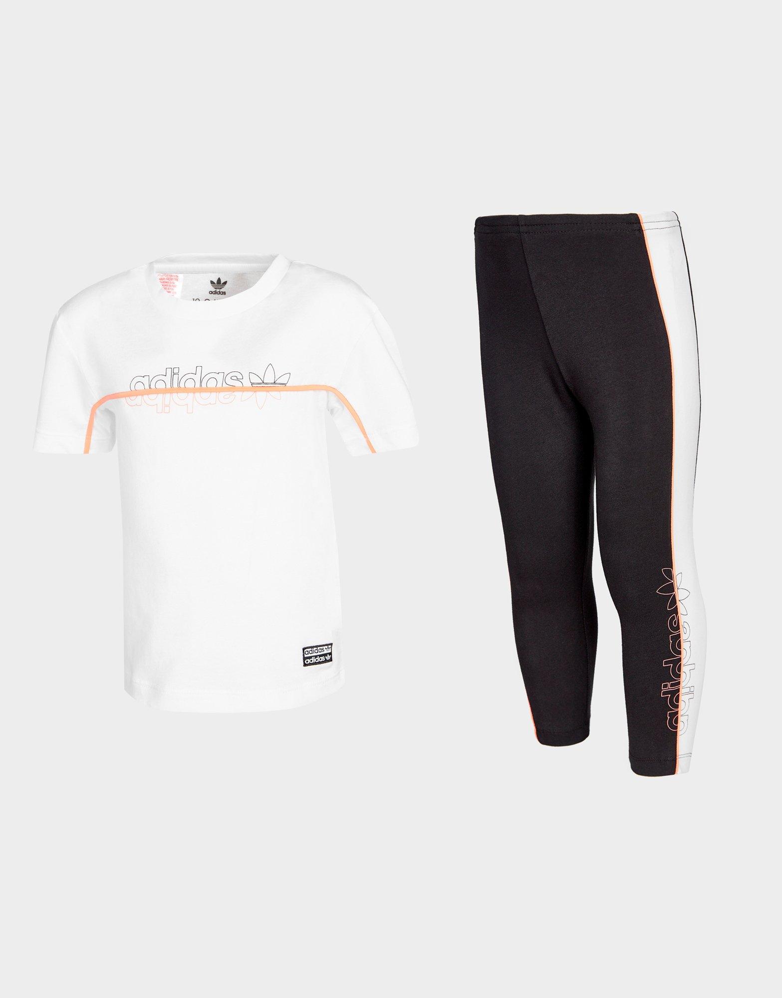 adidas t shirt and leggings