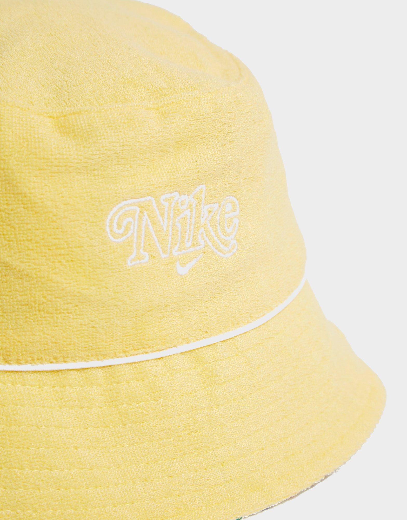 nike bucket hat yellow