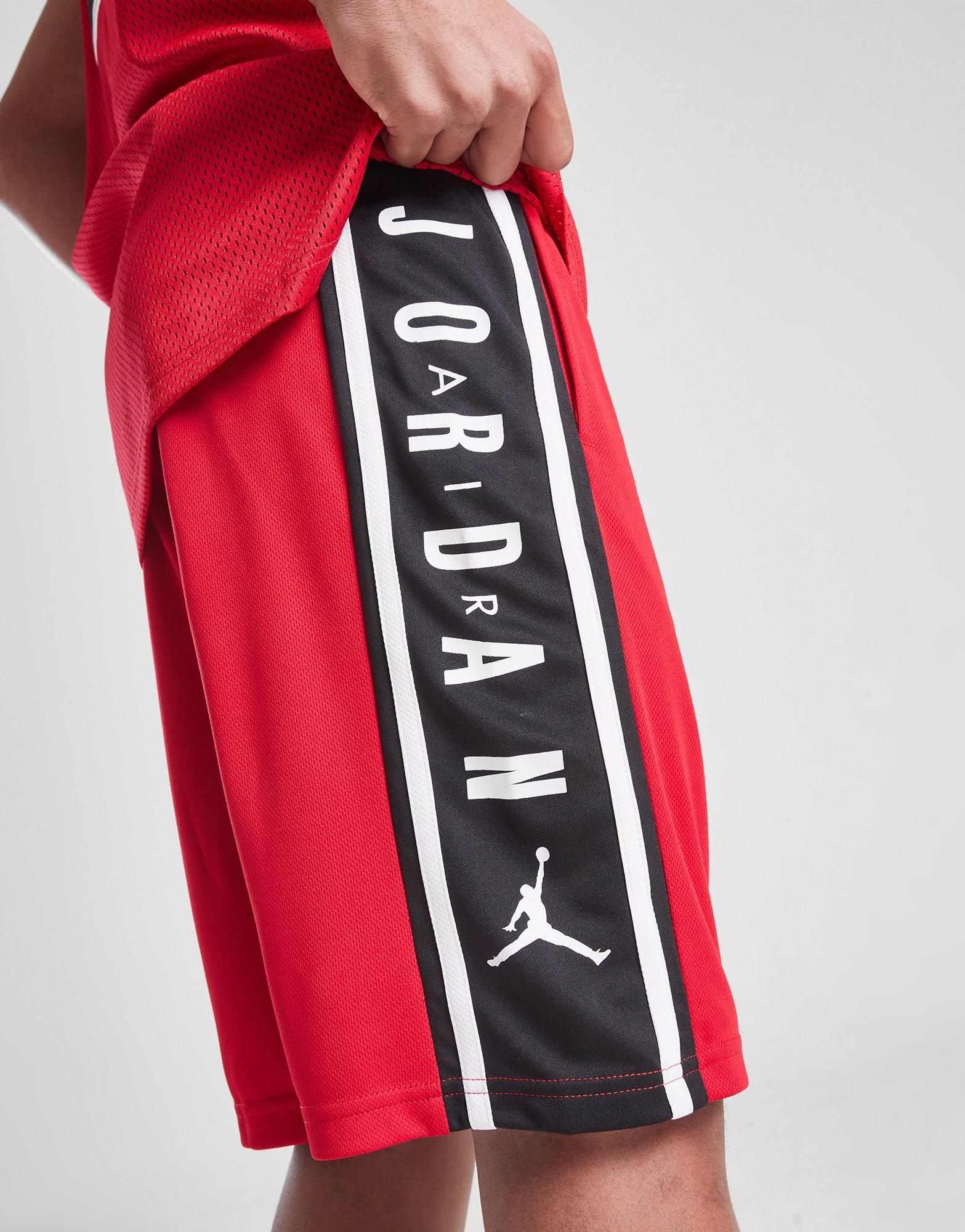 Black Jordan Hybrid Basketball Shorts Junior