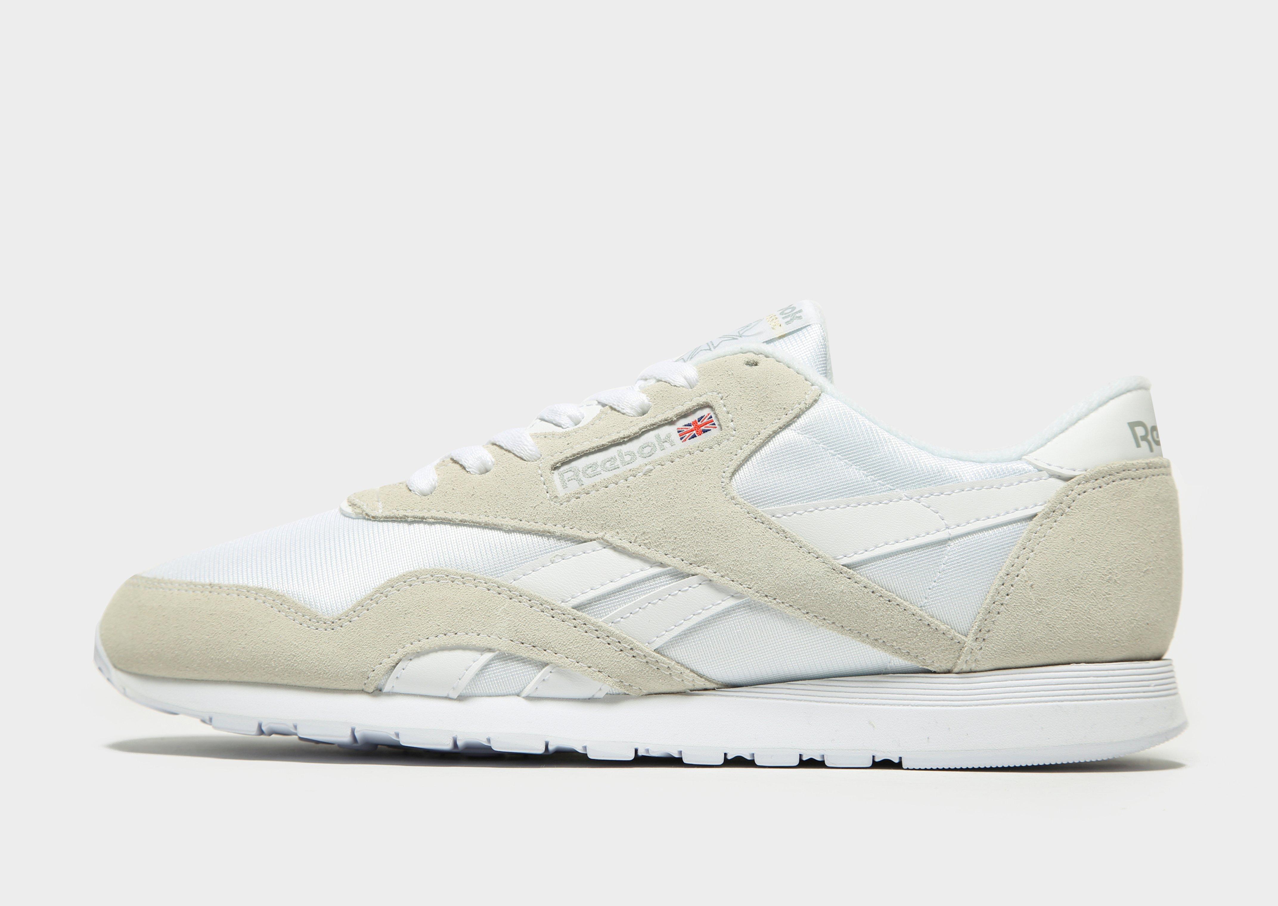 reebok classic nylon blancas