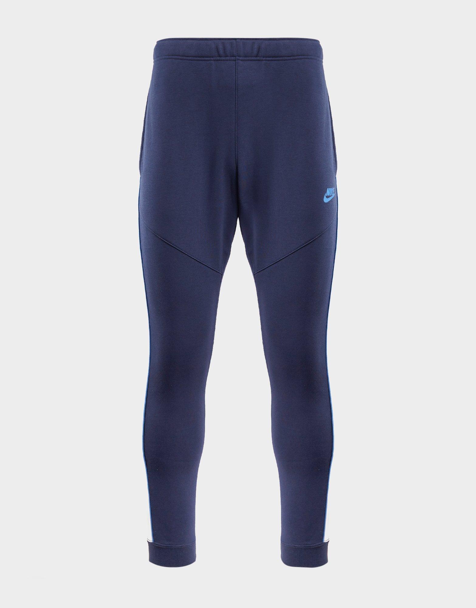 nike hybrid tracksuit blue