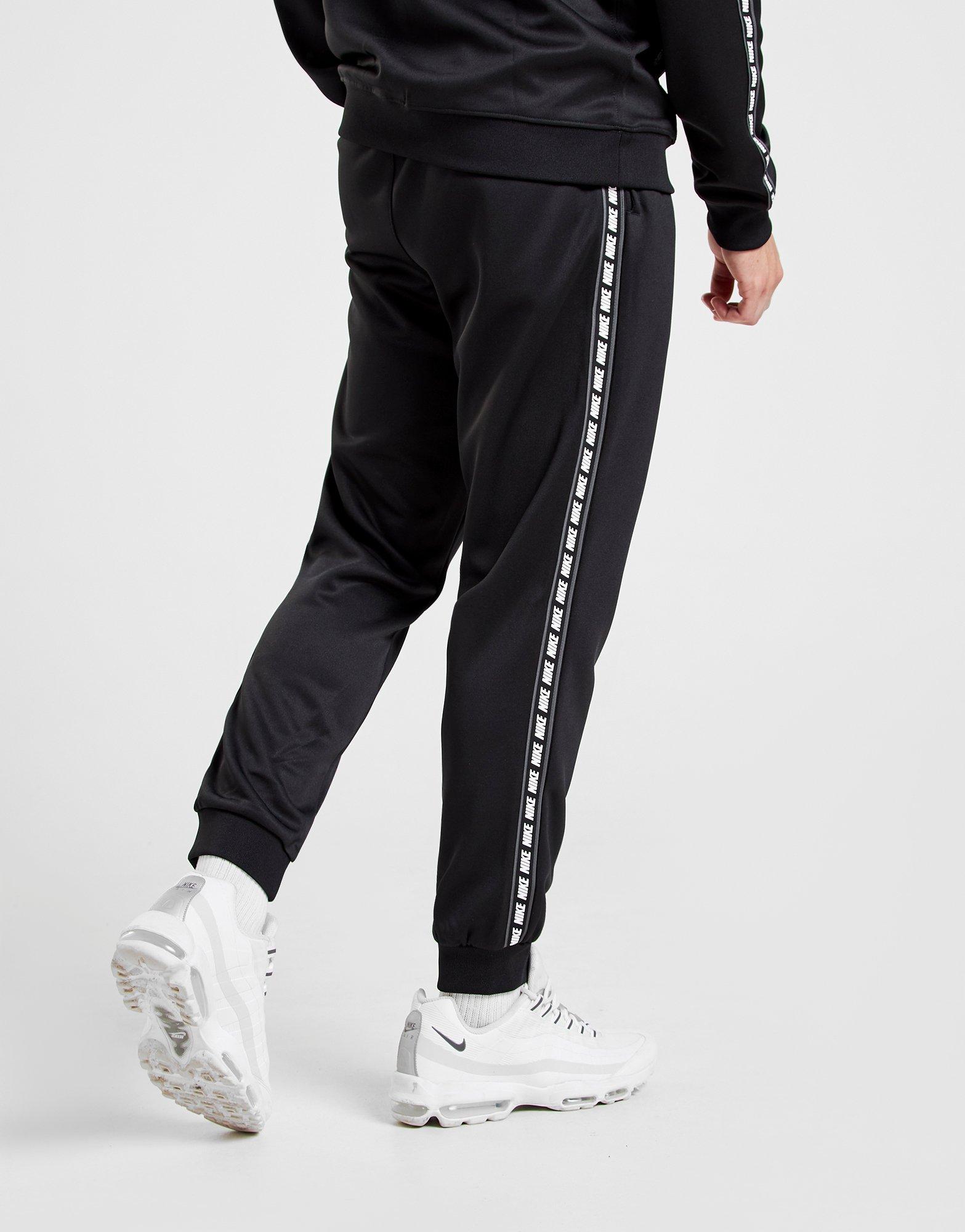 nike exclusive black polyknit track pants