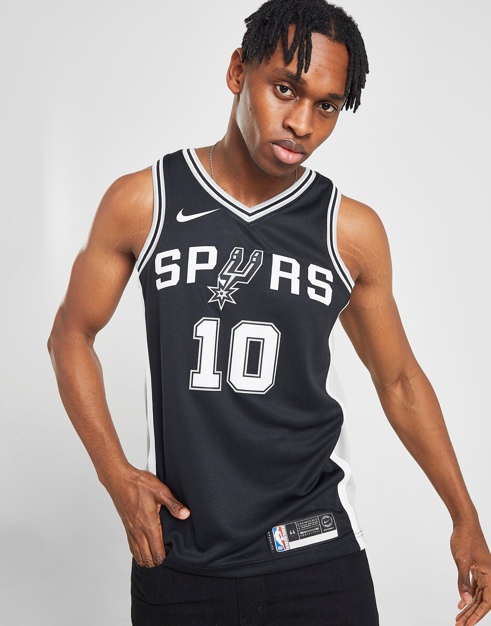 Compra Nike camiseta NBA San Antonio Spurs DeRozan #10 Swingman en Negro