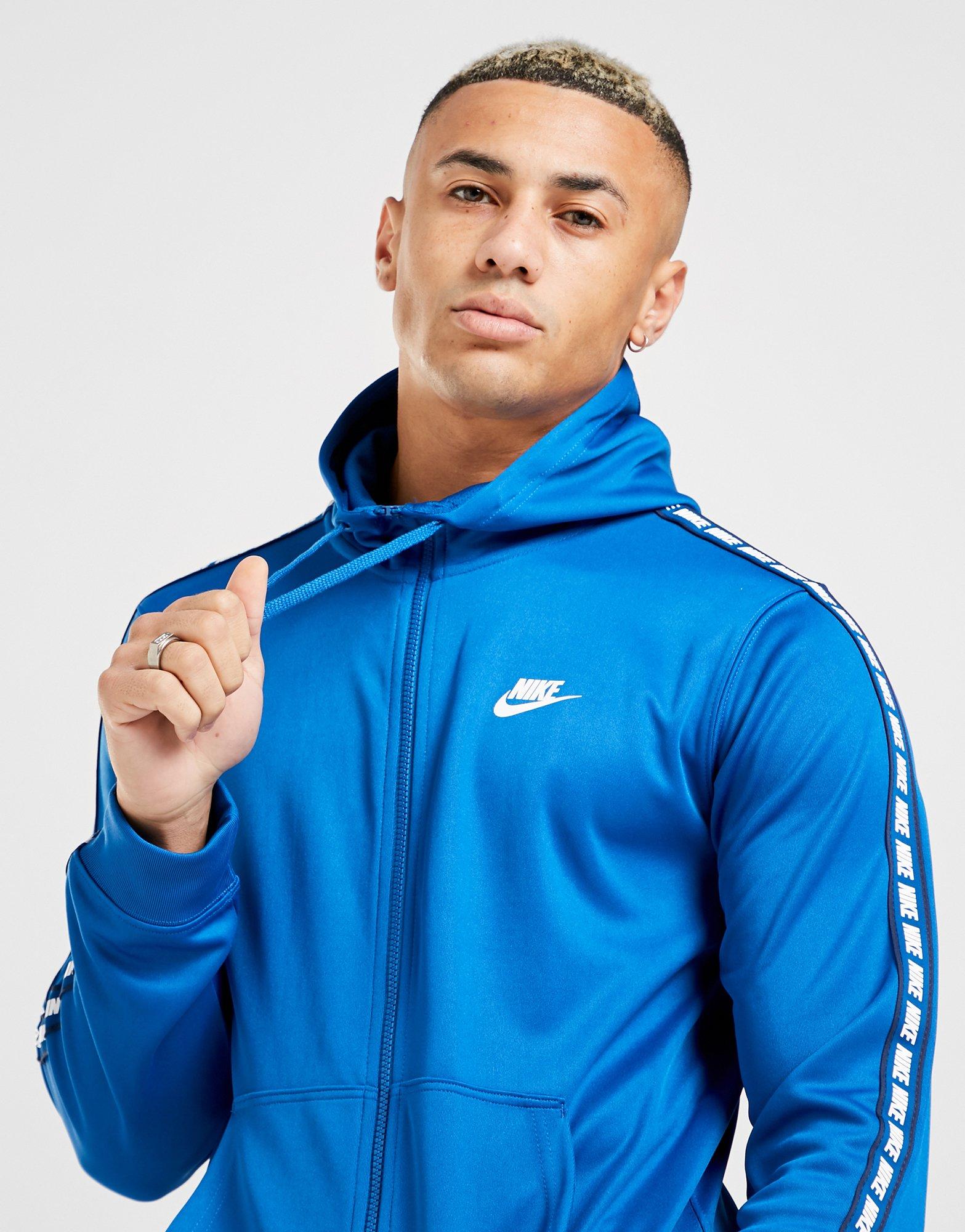 nike repeat hoodie blue