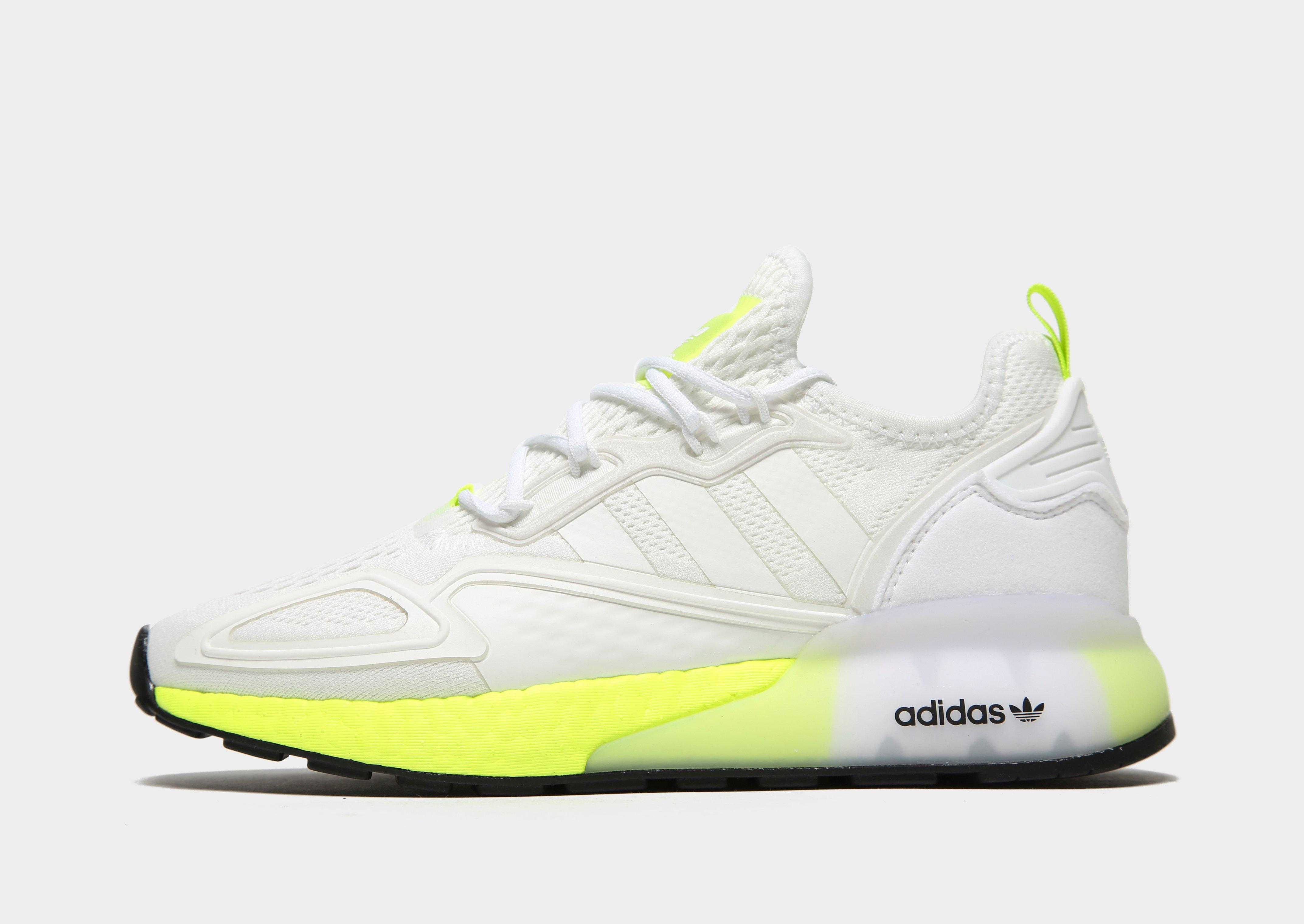 adidas blanche et jaune