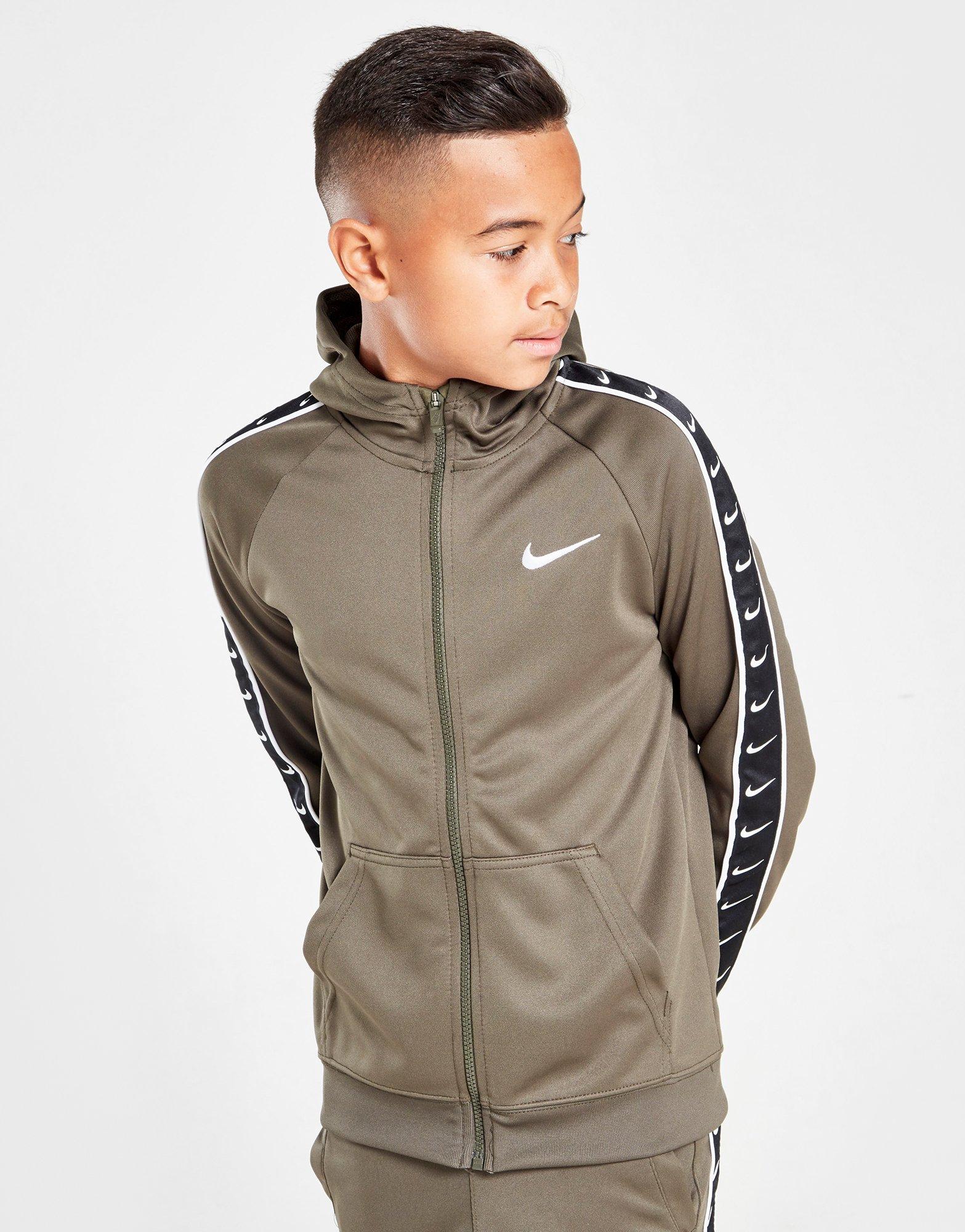 nike tape hoodie junior