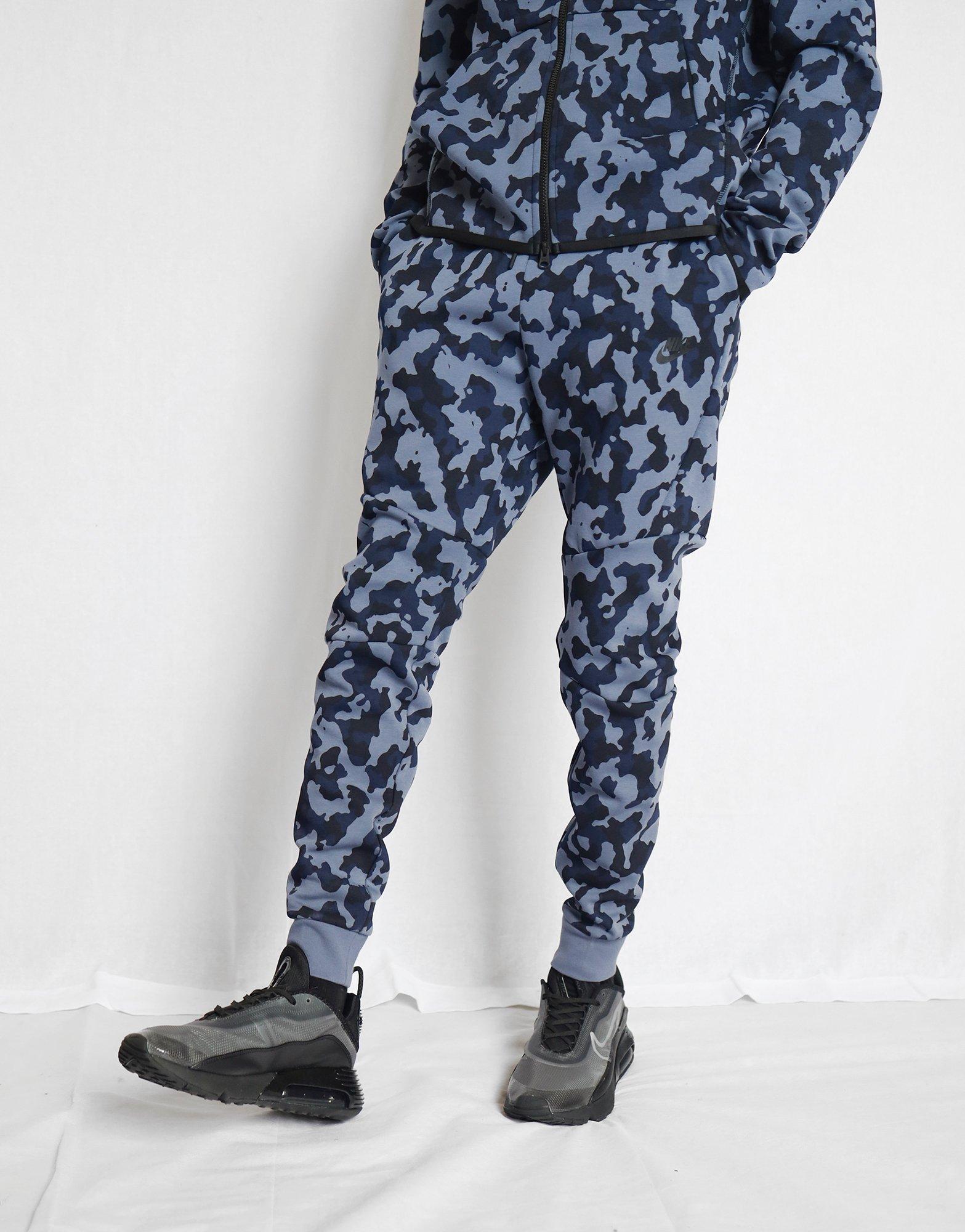 blue camo nike tracksuit