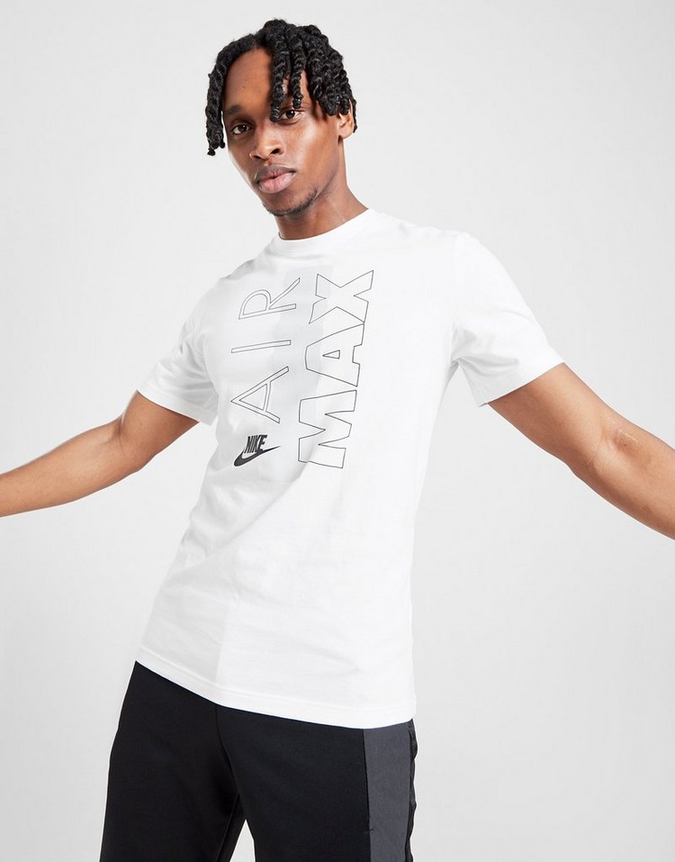 Buy White Nike Air Max Graphic T-Shirt Men's | JD Sports | JD Sports