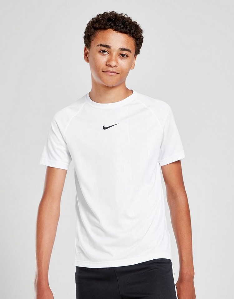 Buy White Nike Poly Swoosh TShirt Junior JD Sports JD Sports Ireland