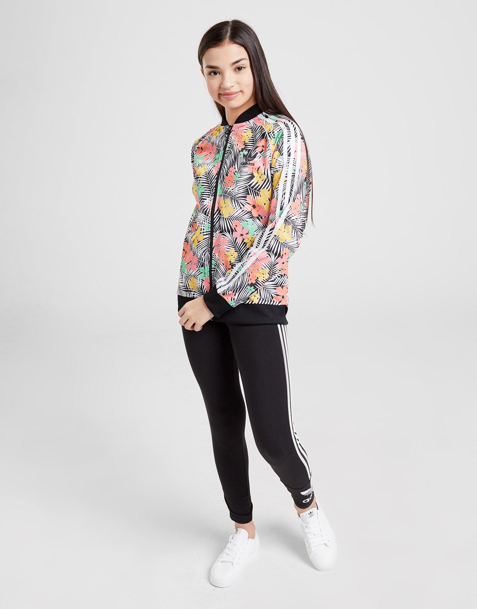 girls adidas track top