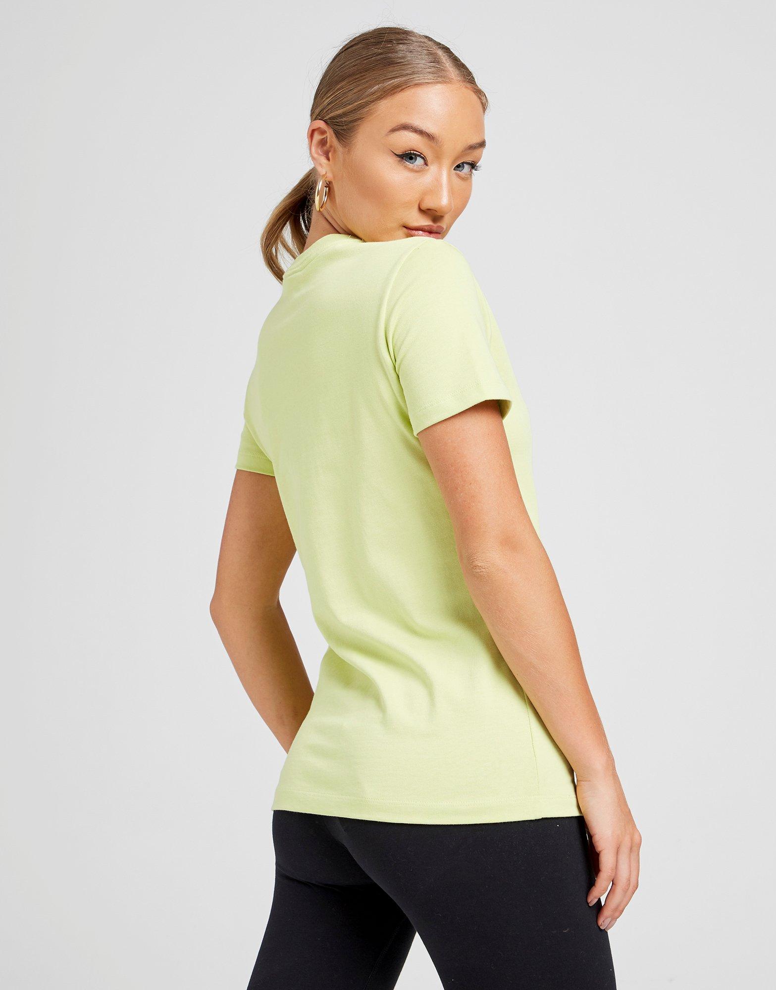 nike t shirts women's yellow