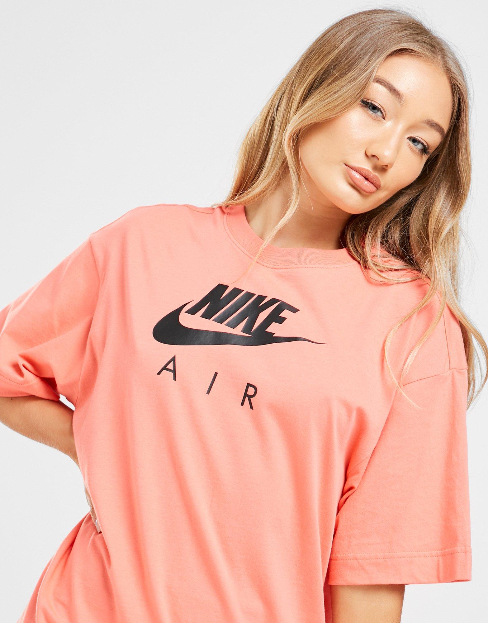 orange nike t shirt women's