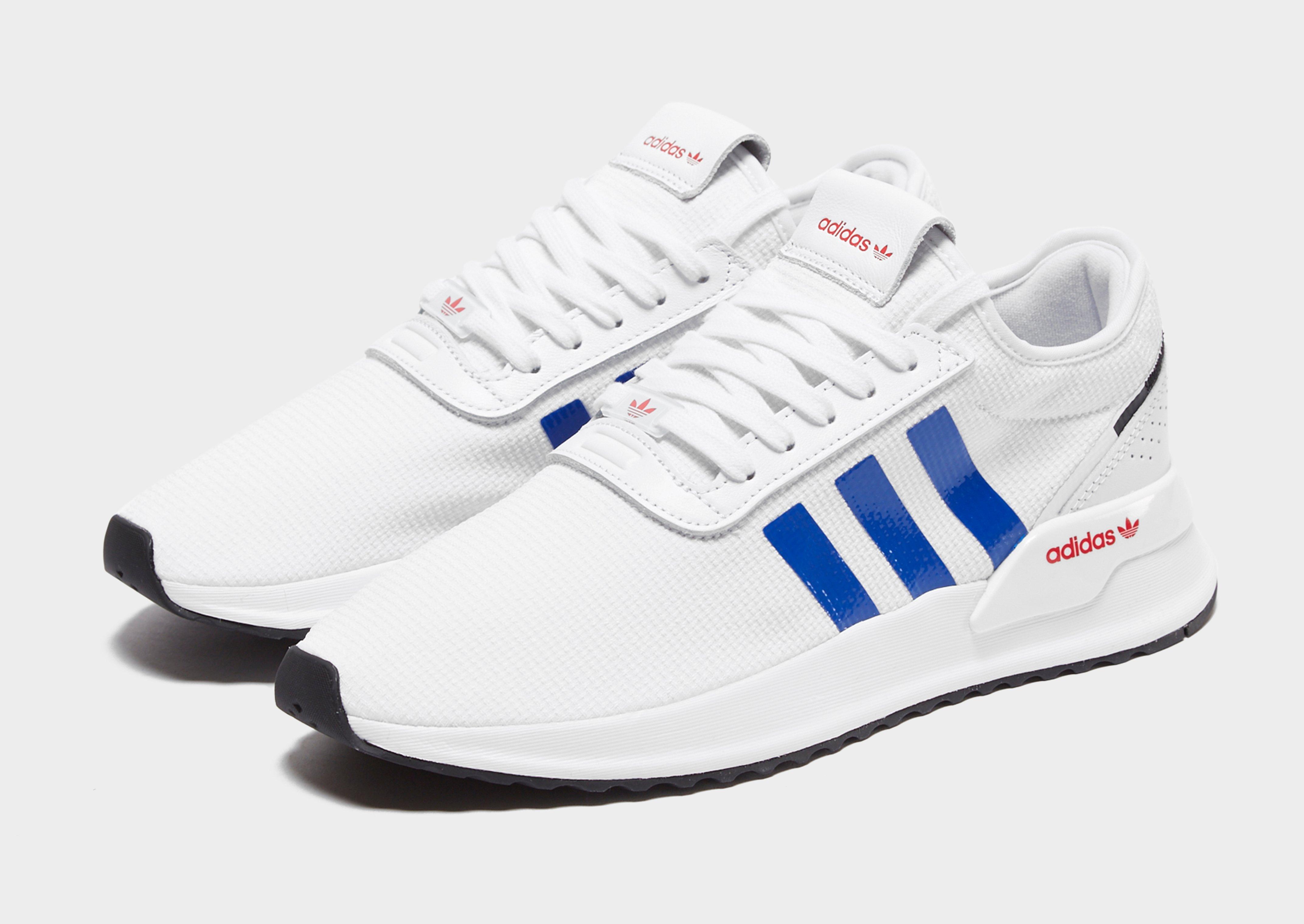 adidas u path white blue