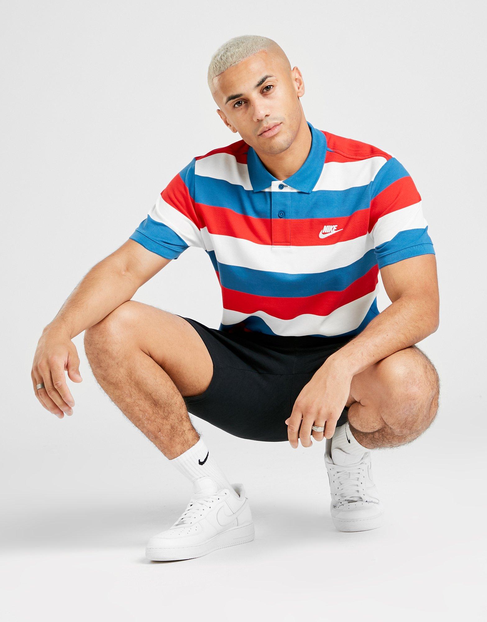 nike striped polo shirts