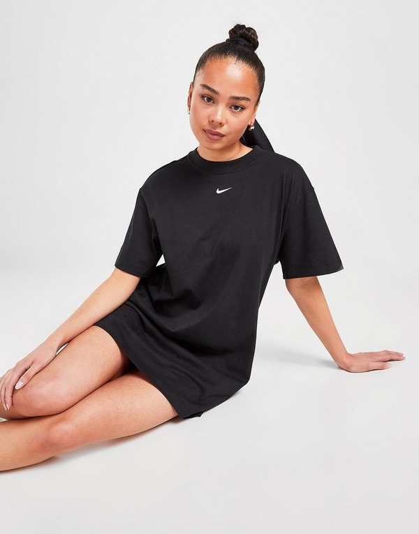 ubehag Athletic Gøre en indsats Sort Nike Essential T-Shirt Kjole Dame - JD Sports Danmark