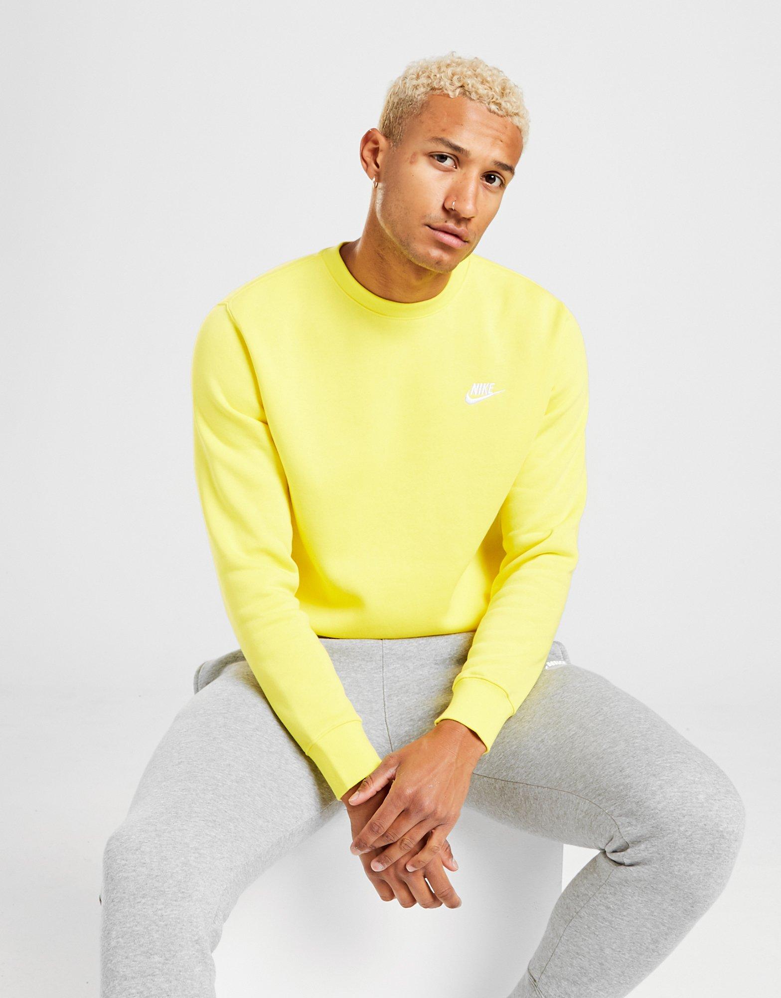 nike foundation hoodie yellow