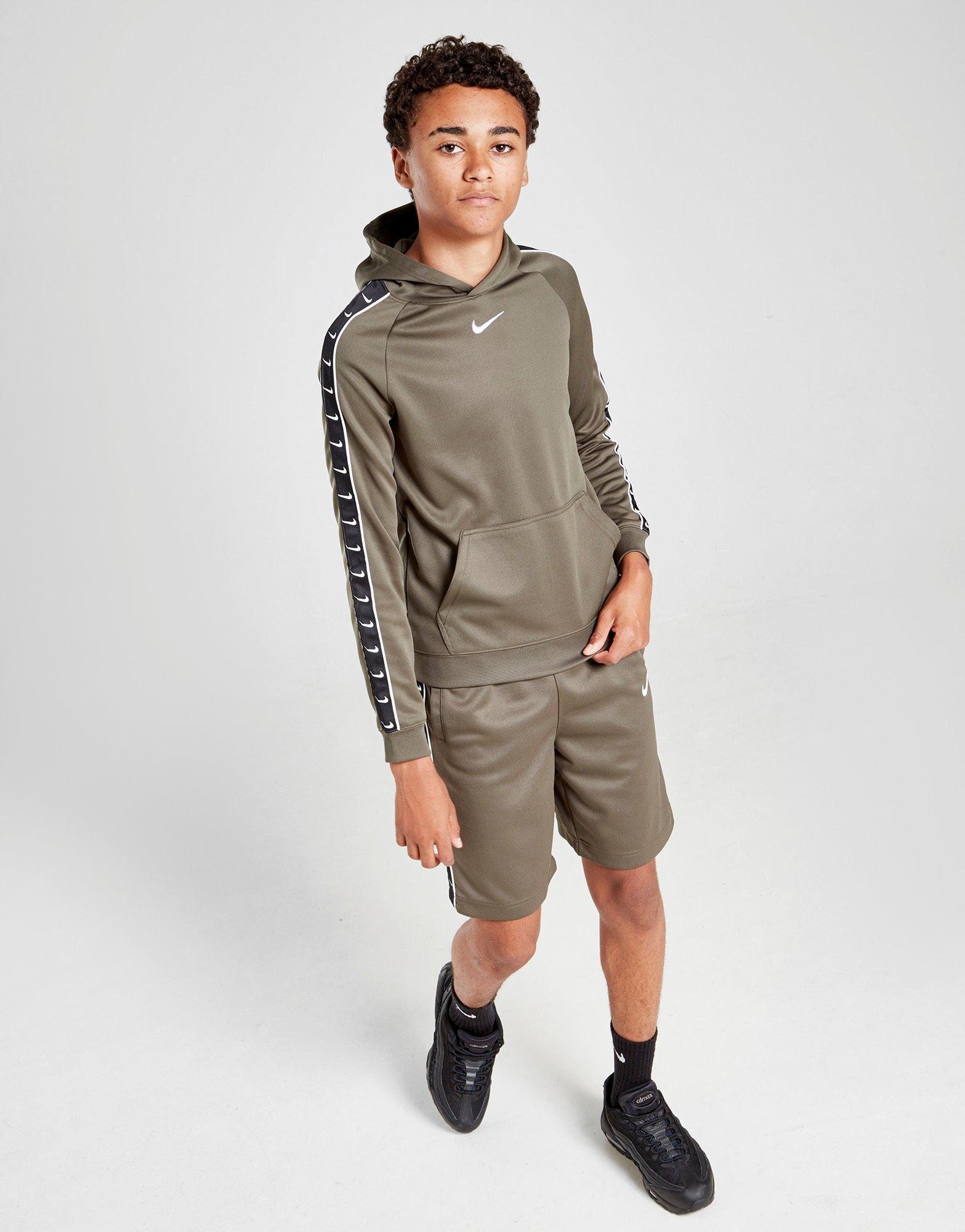 jd adidas tape hoodie