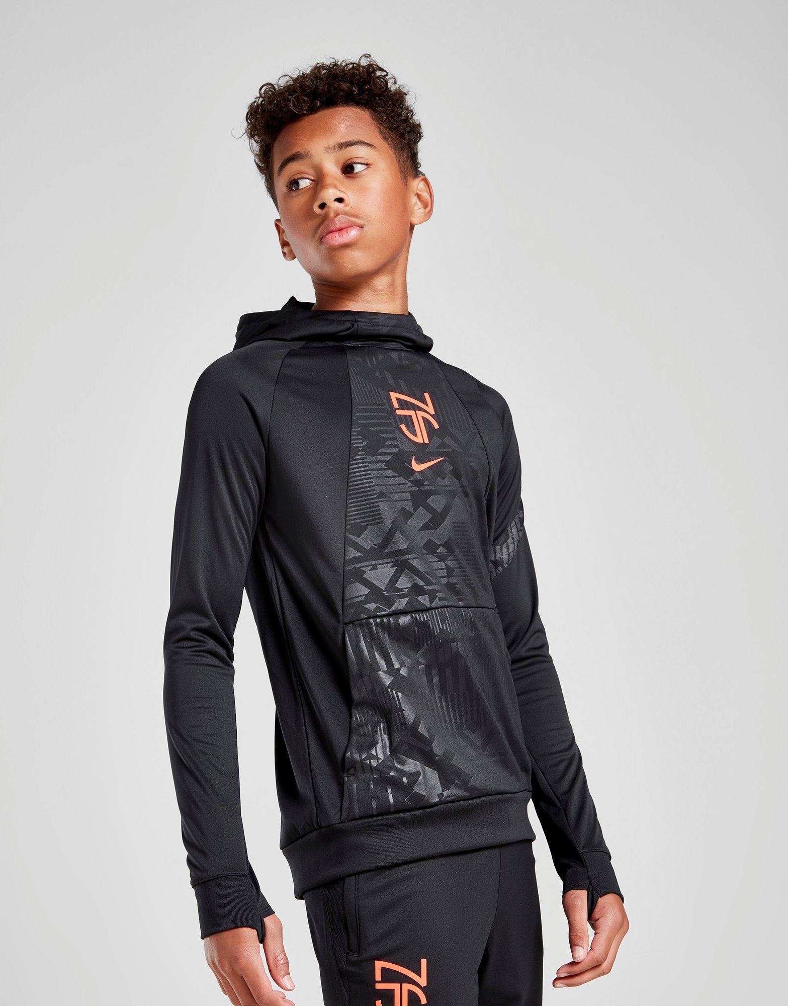 nike overhead black hoodie