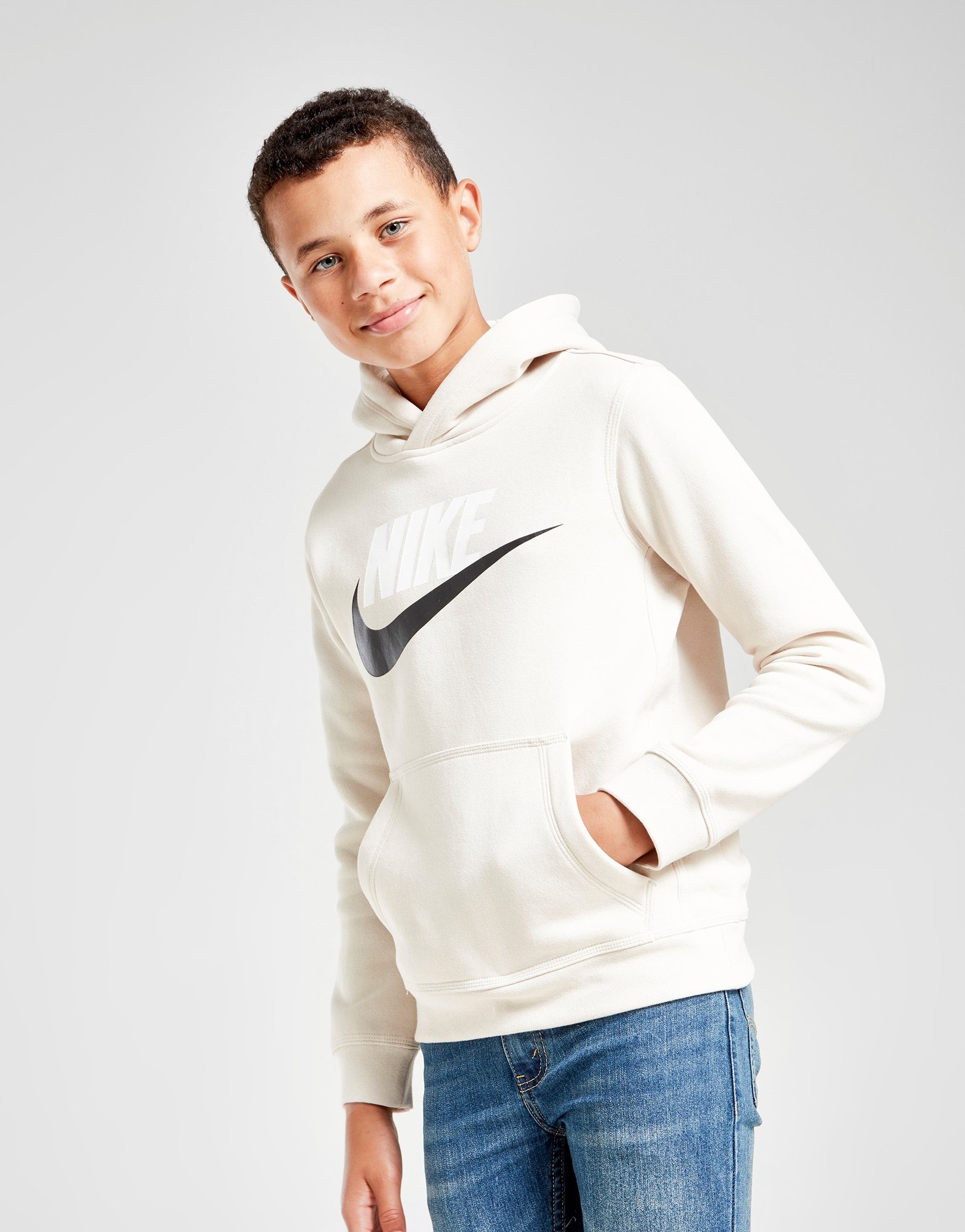 pull a capuche blanc nike