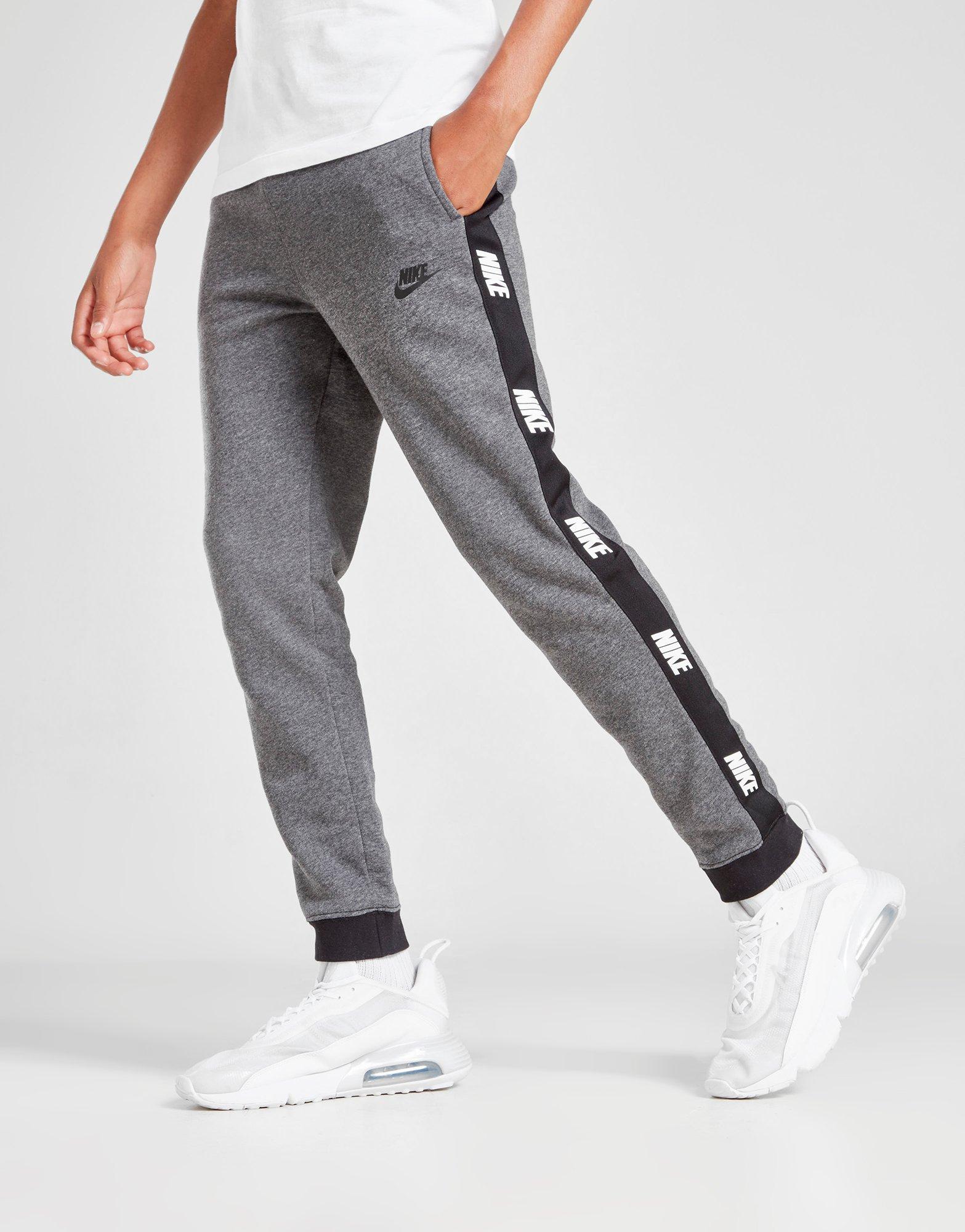 nike tape grey joggers