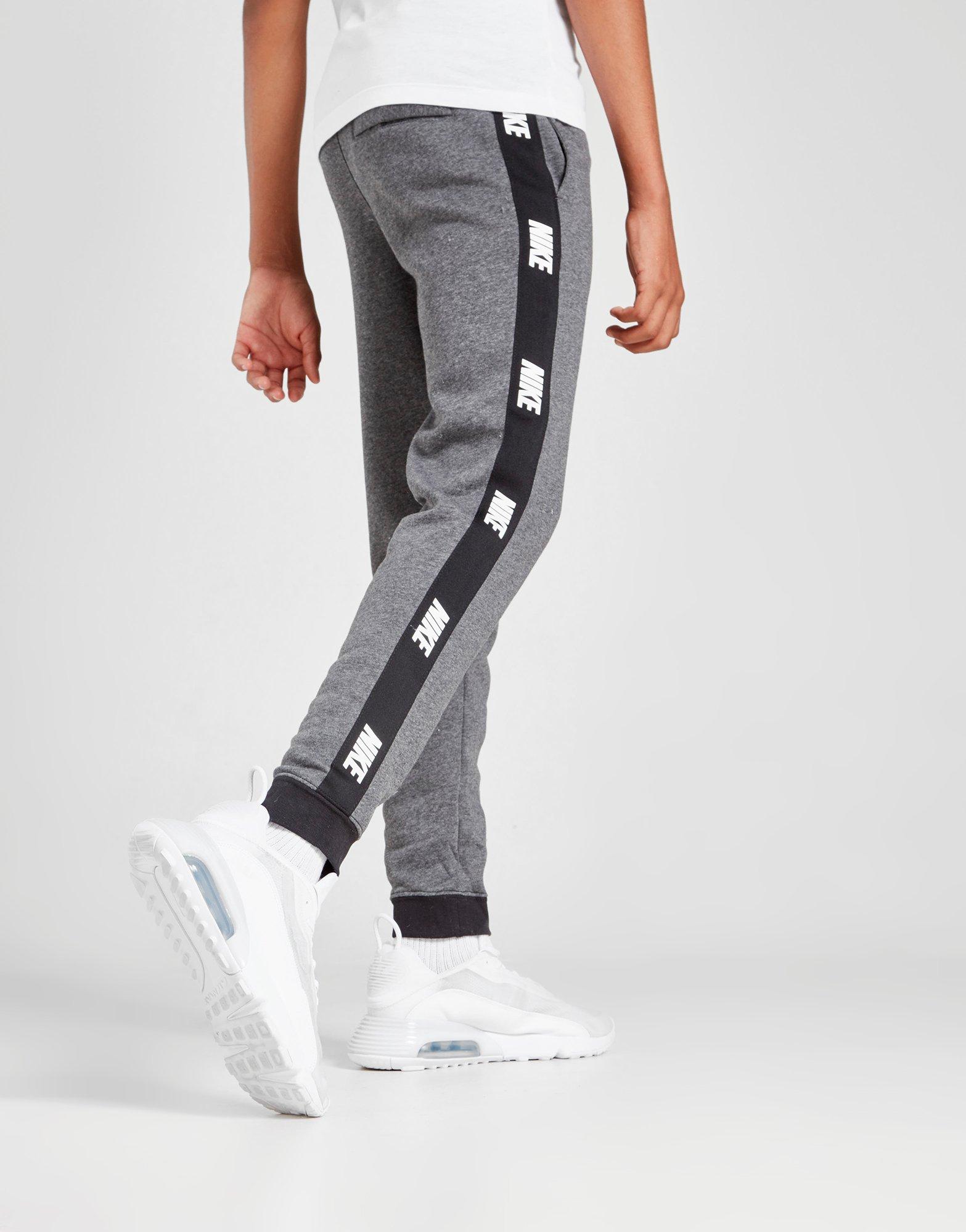 nike tape tracksuit grey