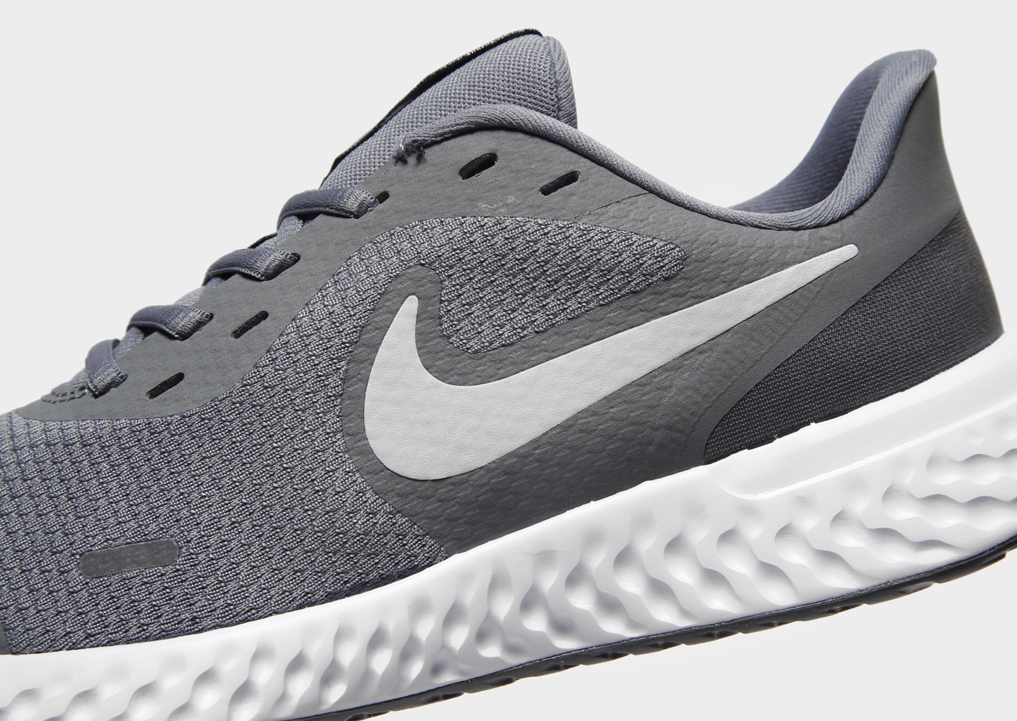 Grey Nike Revolution 5 Junior | JD Sports