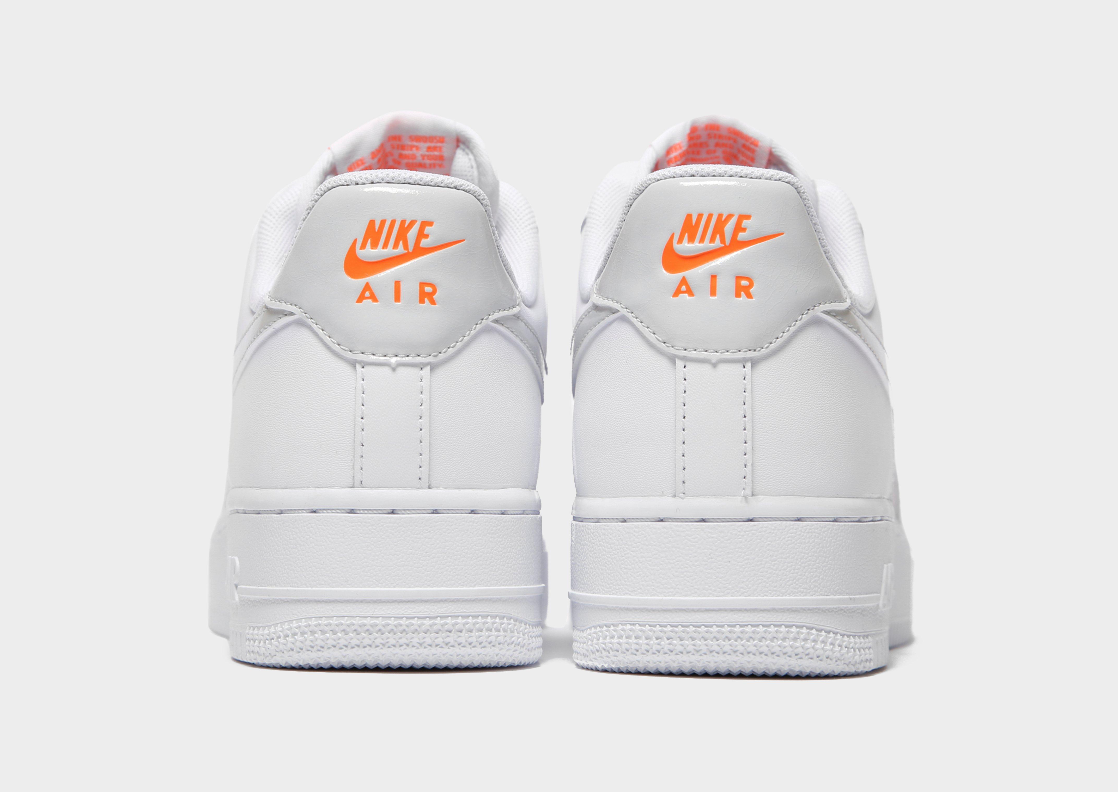 nike air force 1 07 womens orange