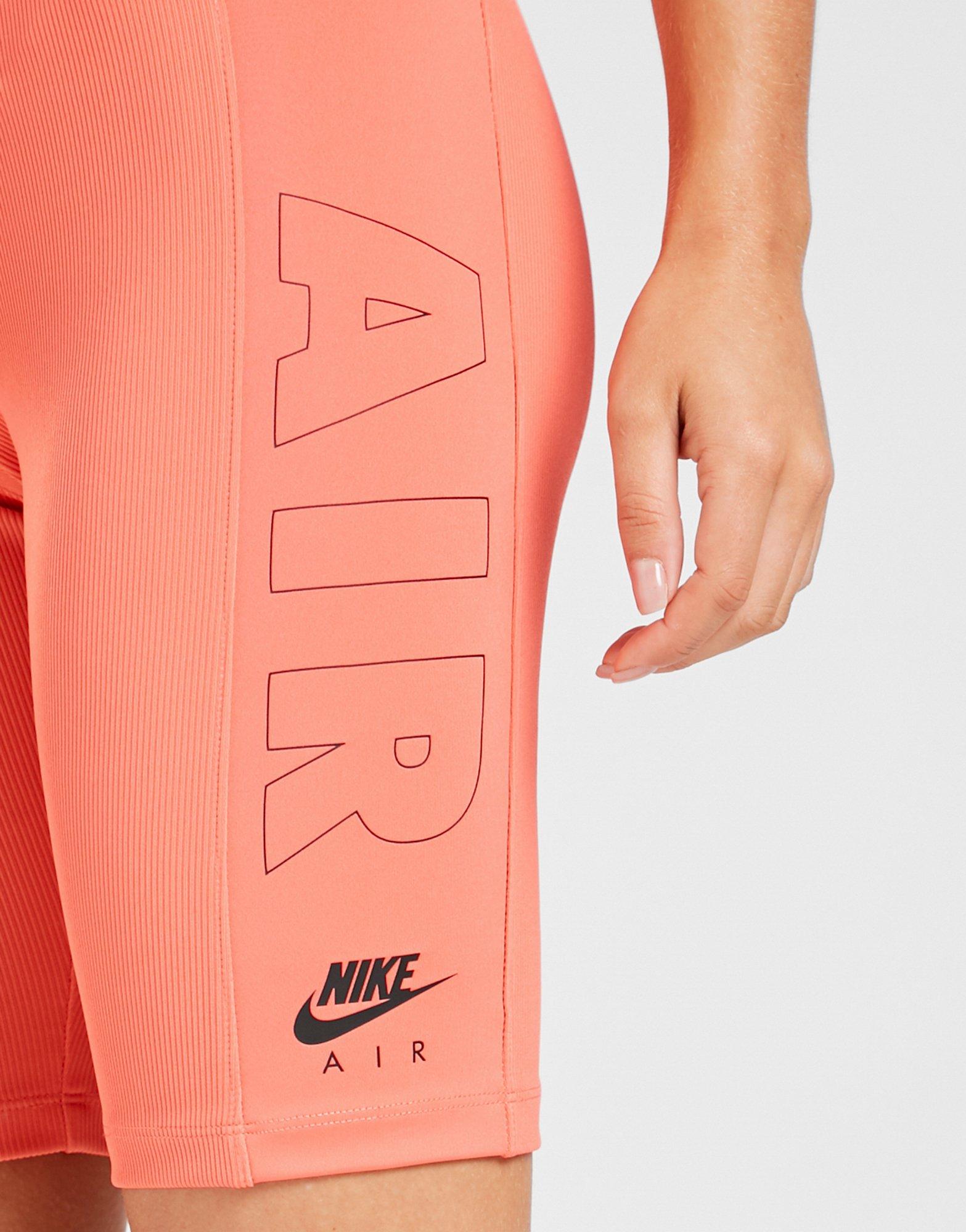 orange nike biker shorts