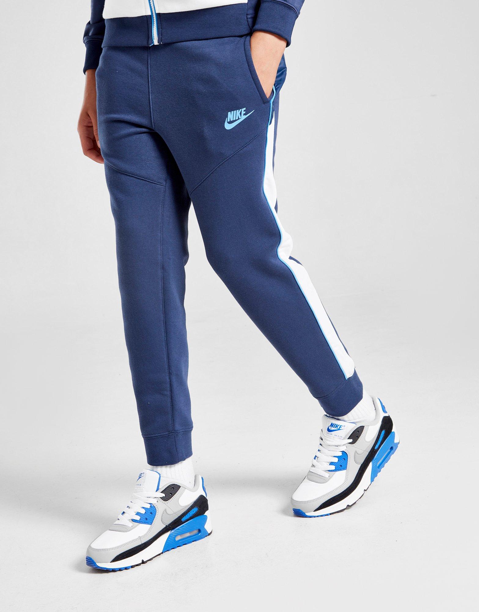 nike hybrid joggers blue