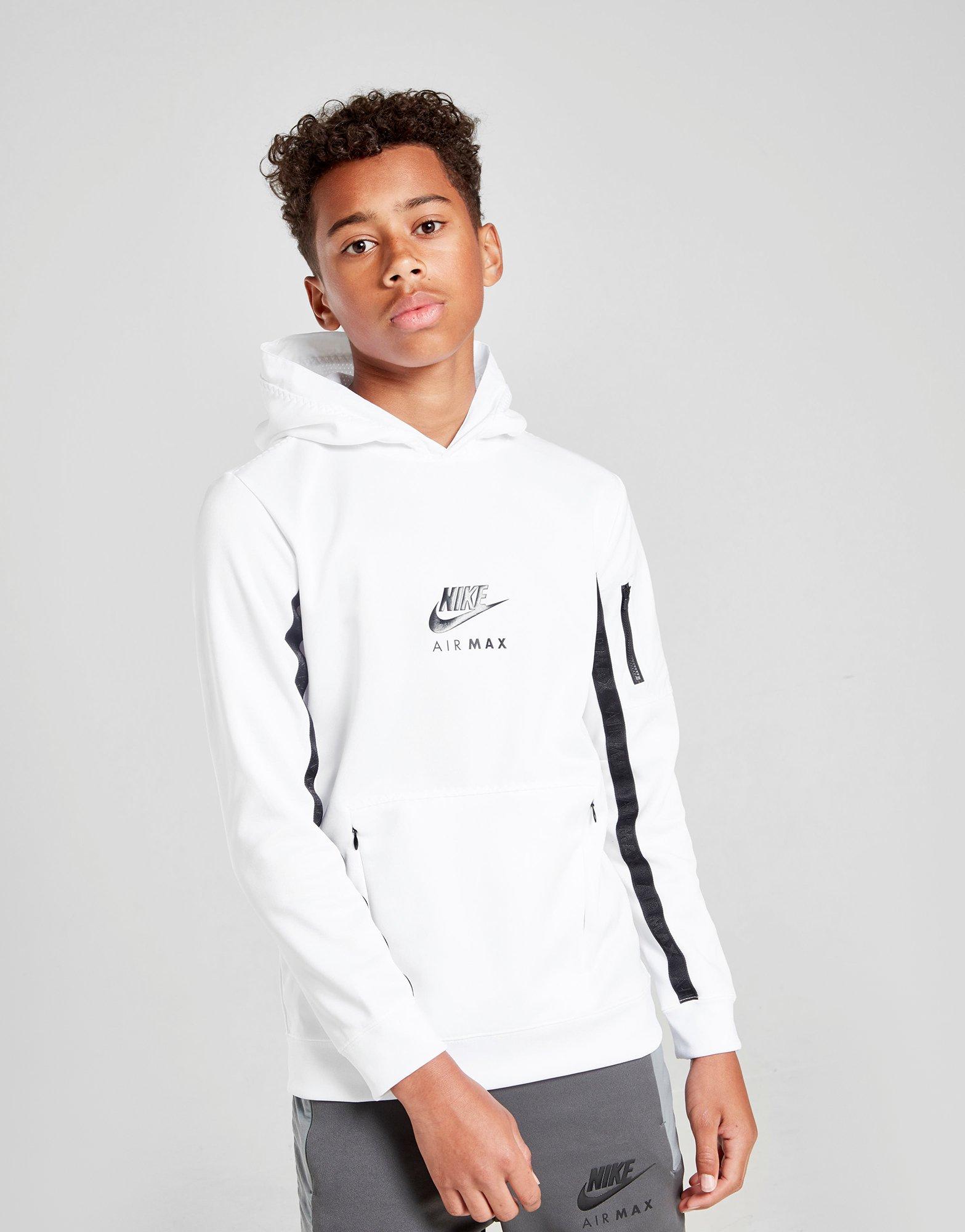 Compra Nike sudadera con capucha Air Max Poly júnior en Blanco