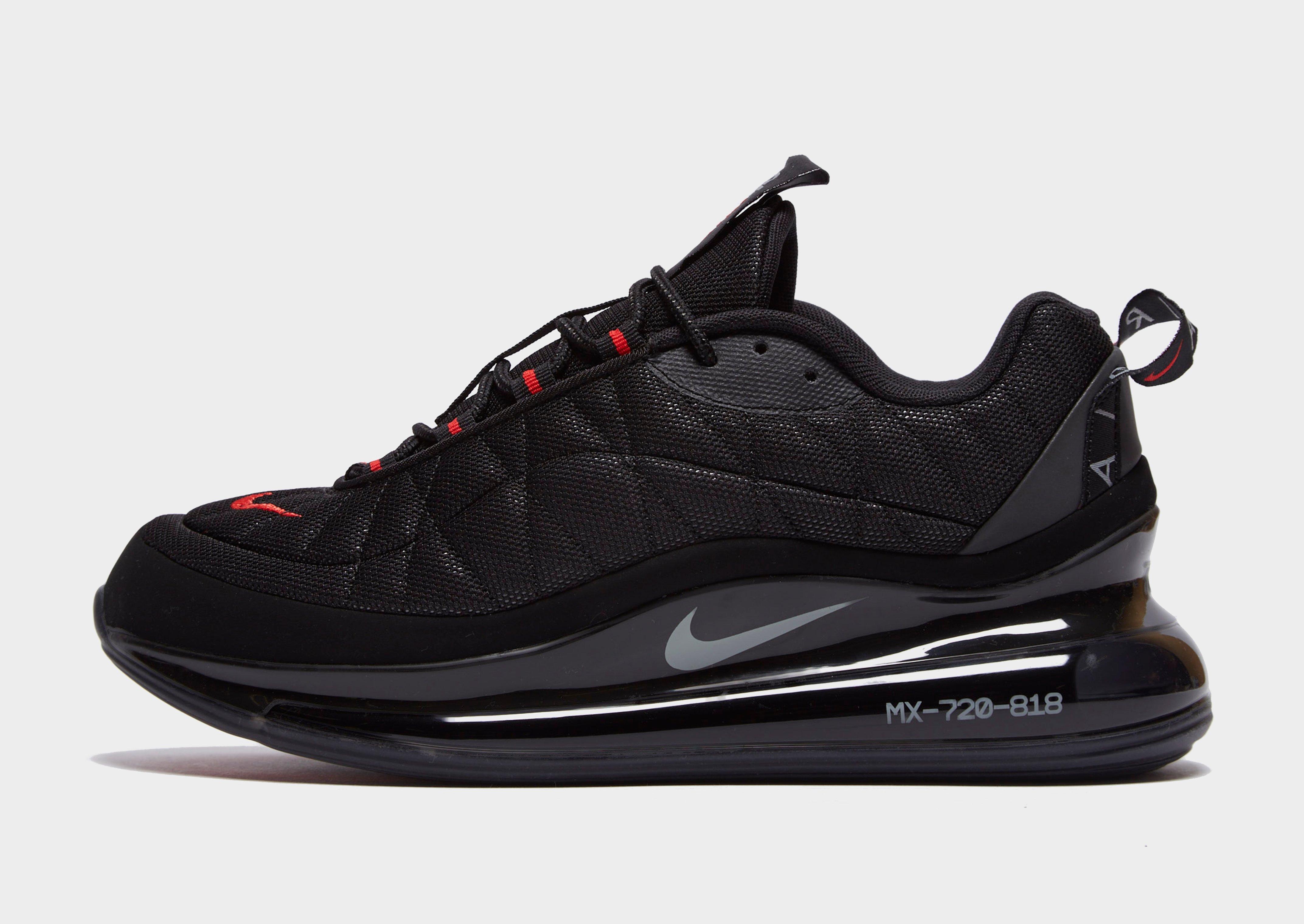 nike air max 720 818 black and red