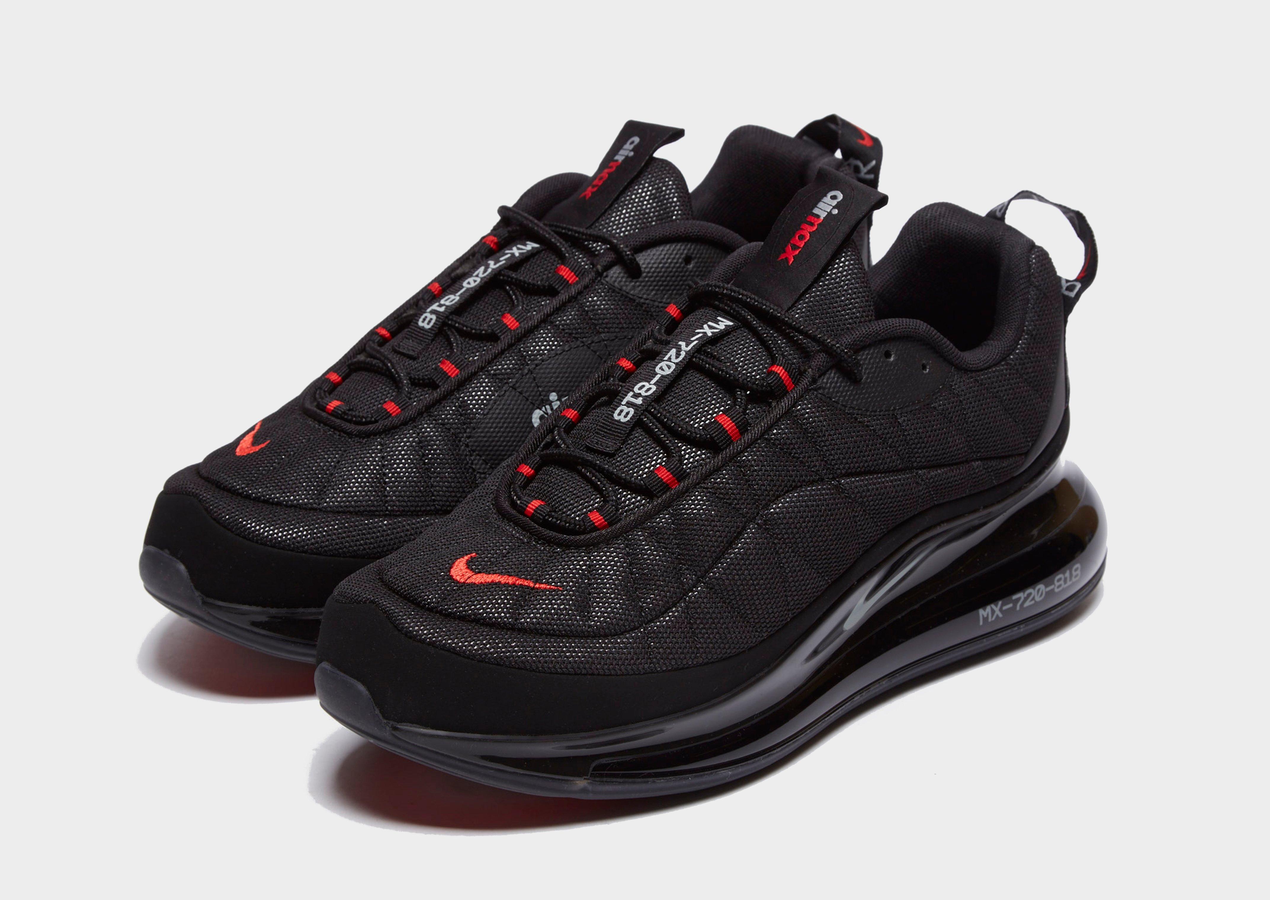 nike air max 720 818 black red