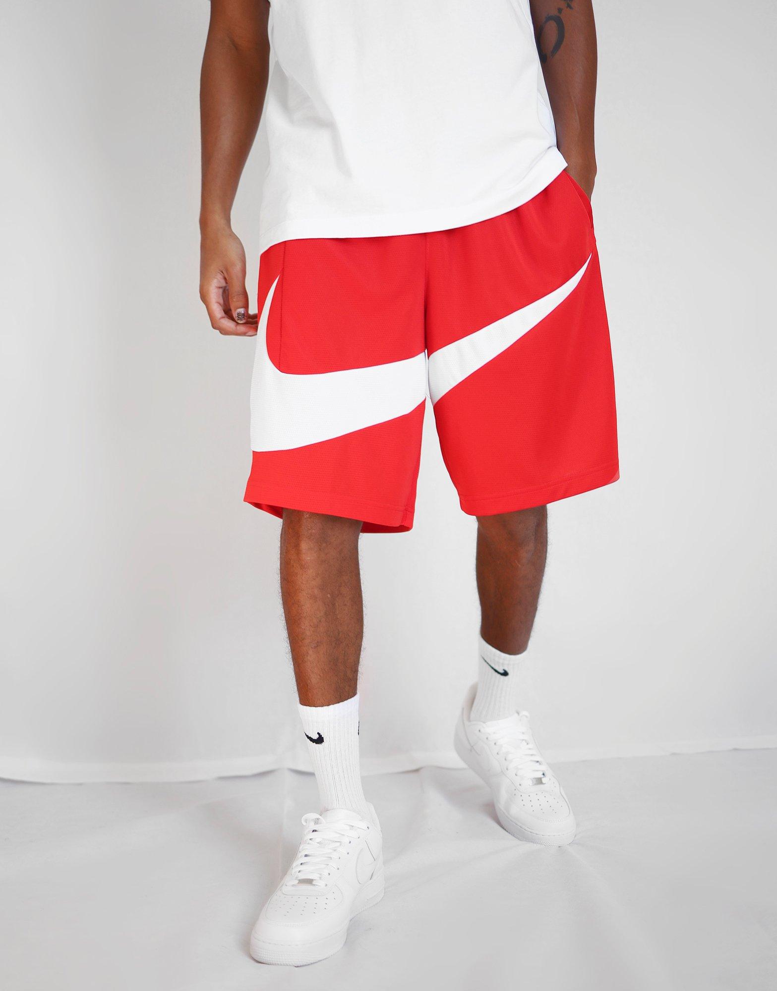 red dri fit shorts