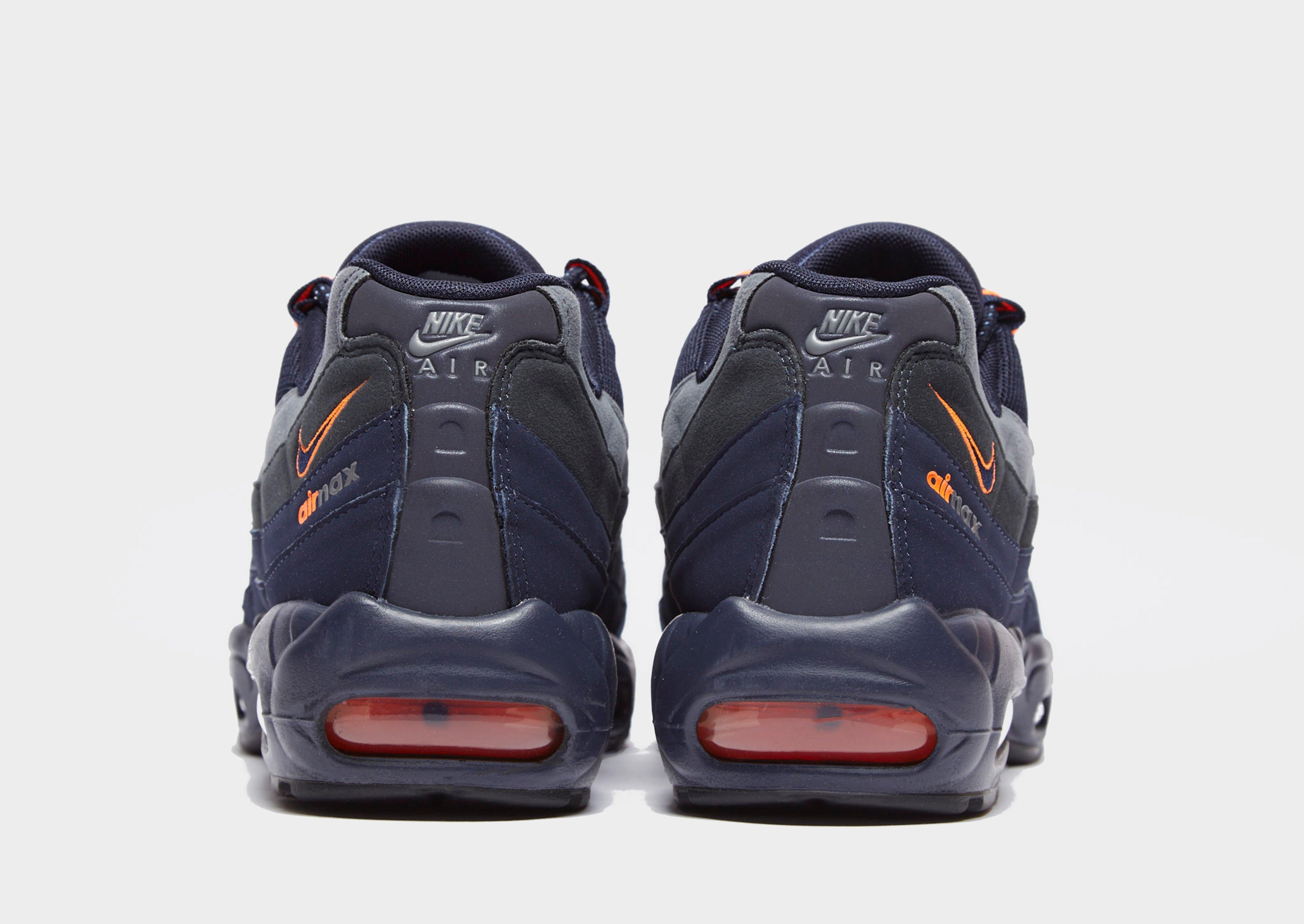 nike air max 95 blue and orange