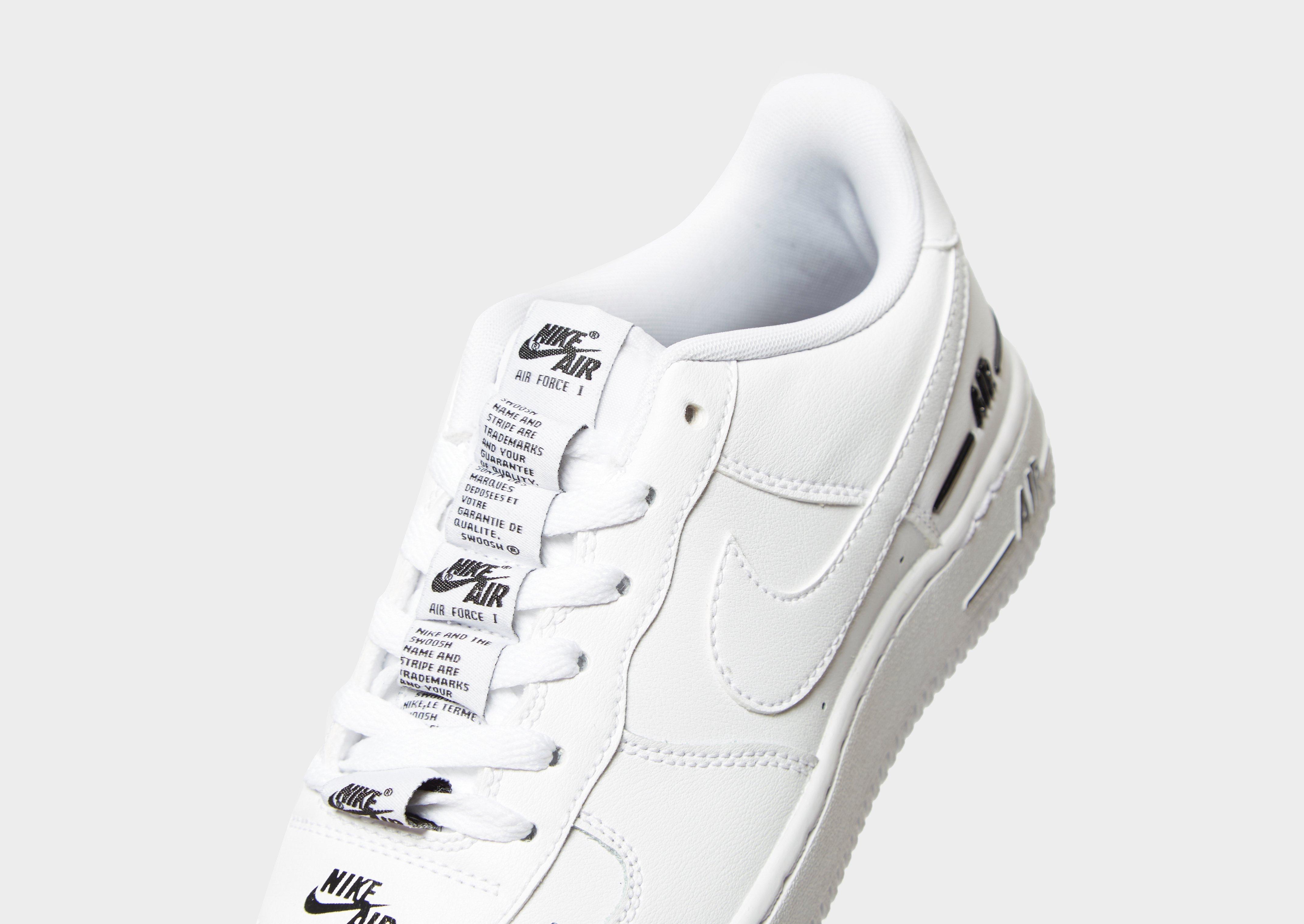 nike air force 1 junior white and black