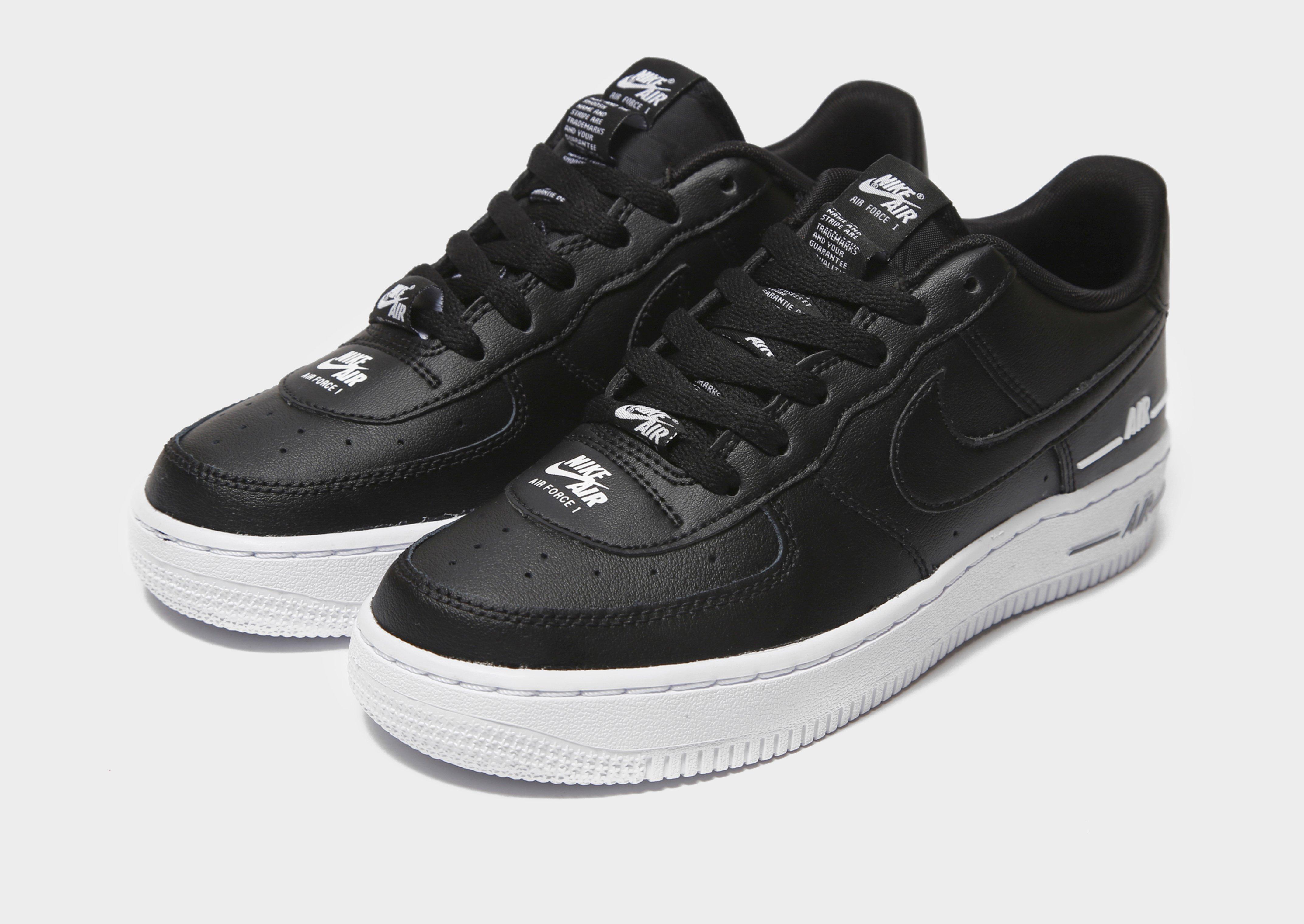 black utility air force 1 junior