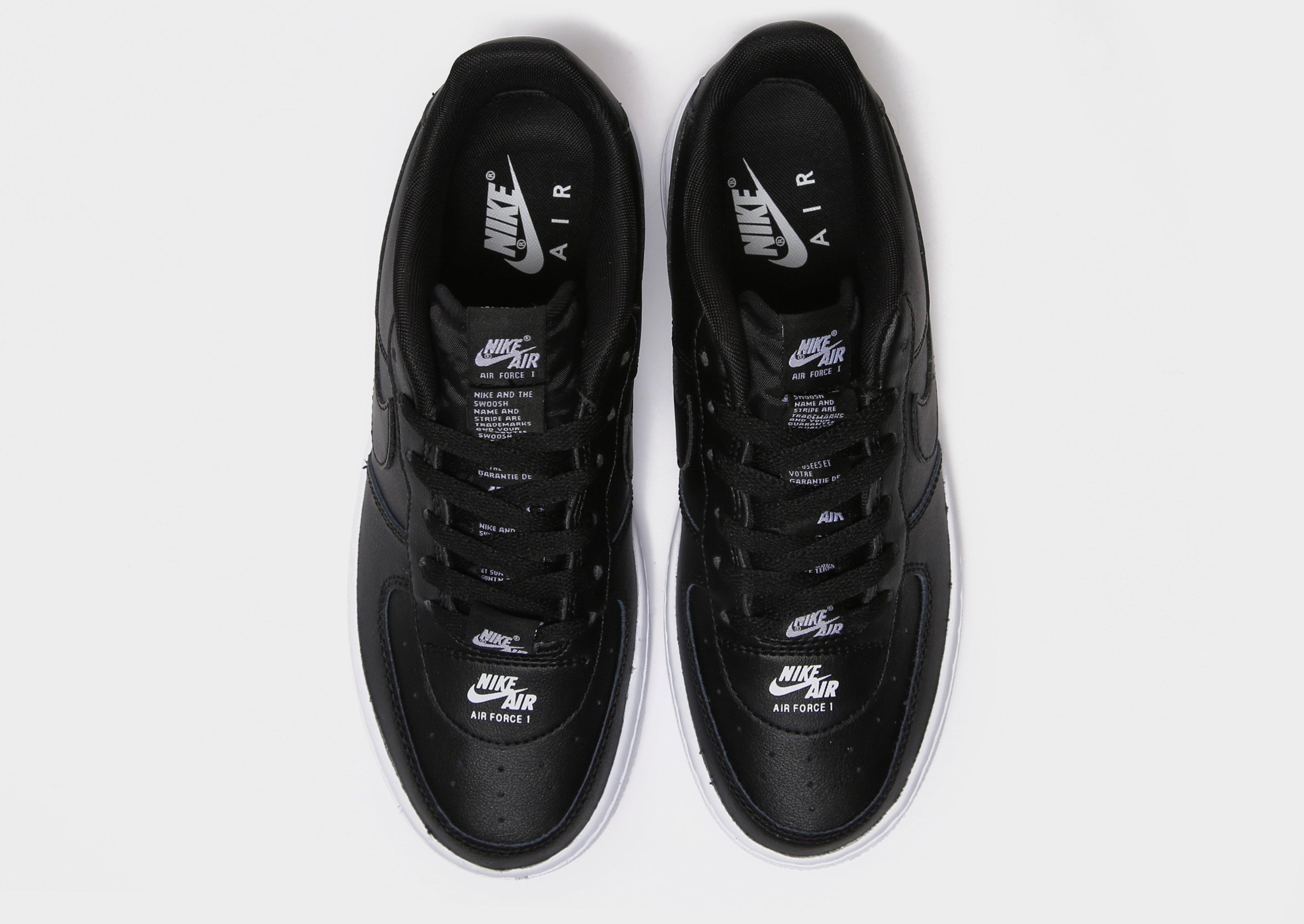 black utility air force 1 junior