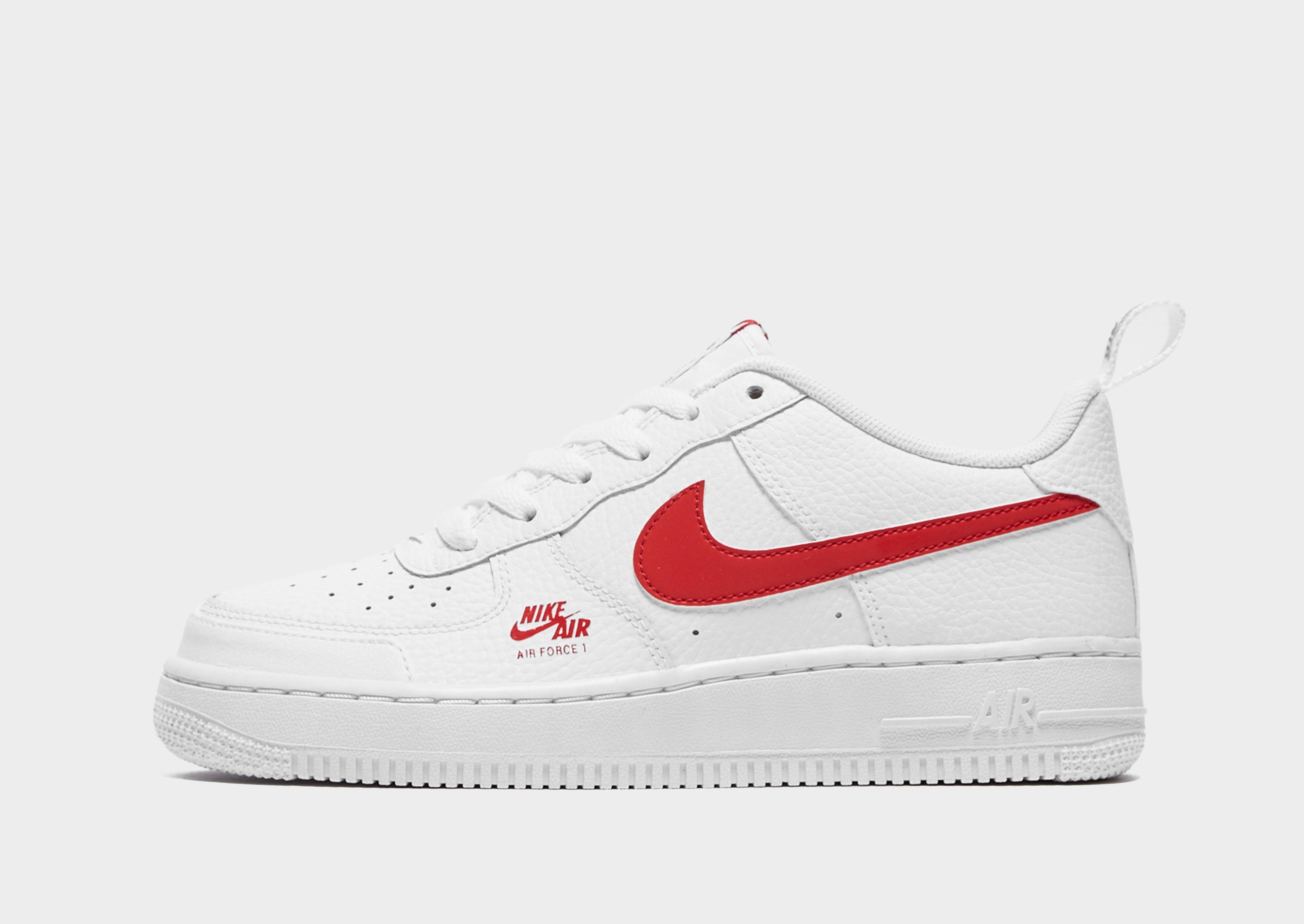 nike air force 1 junior white with black tick