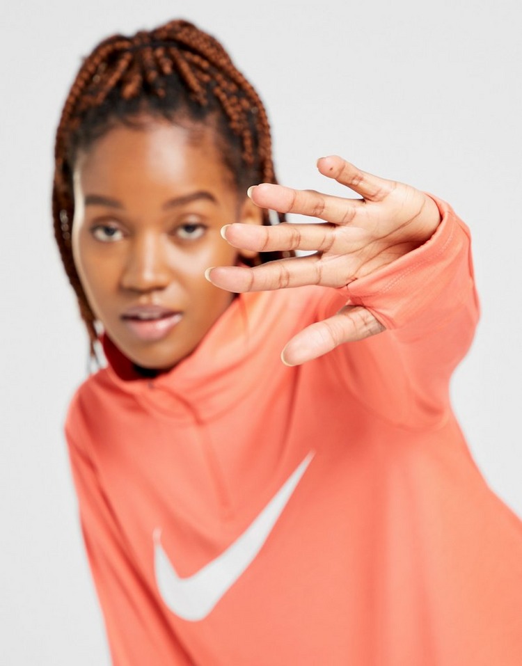 Buy Orange Nike Running Swoosh 1/4 Zip Top | JD Sports | JD Sports Ireland