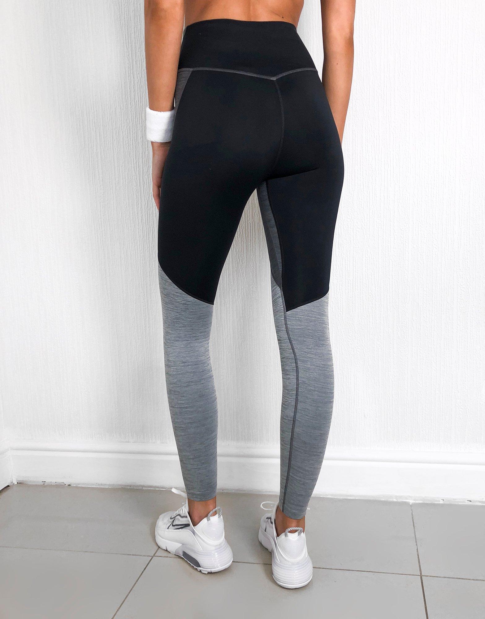 nike training one colour block tights