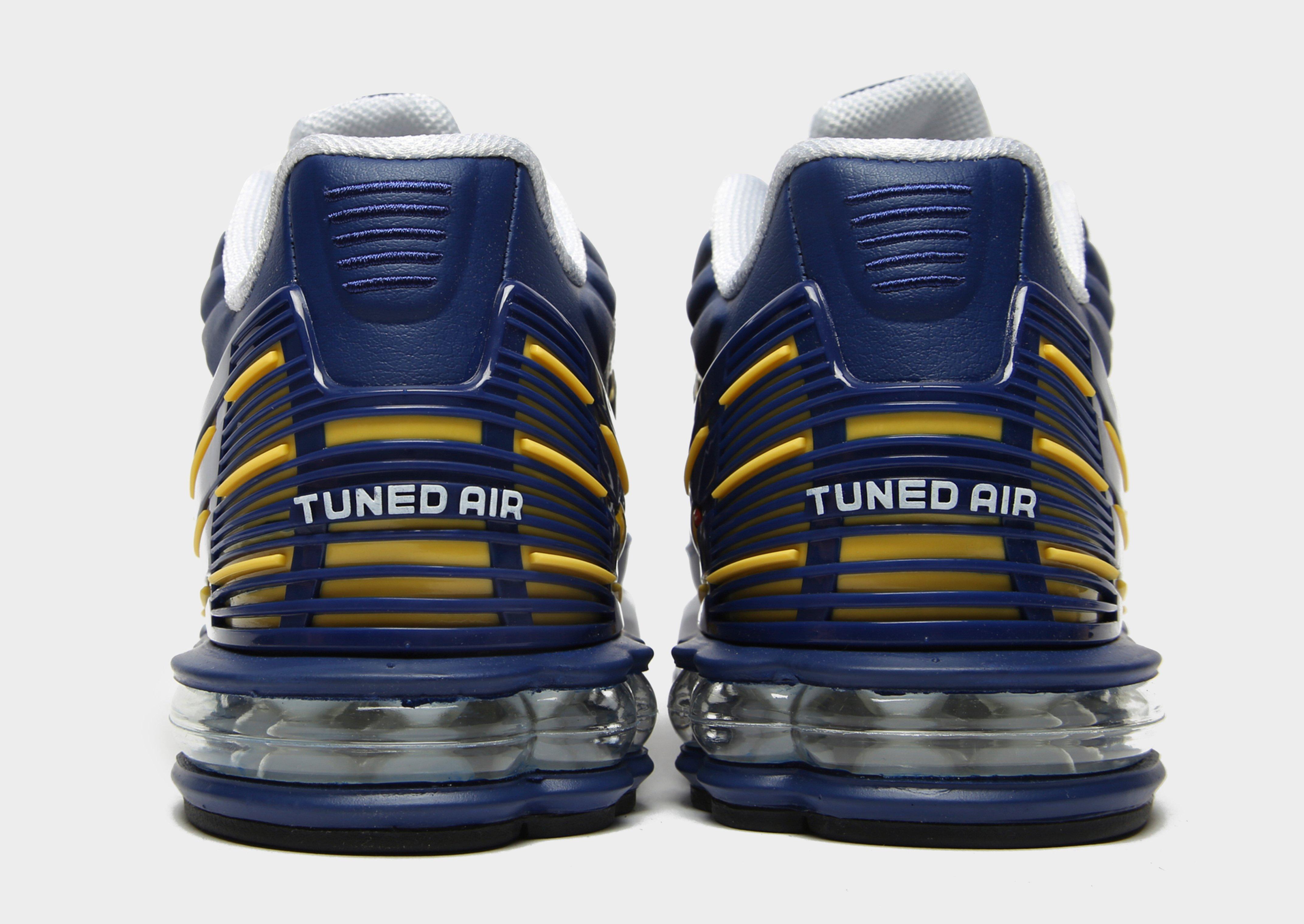 blue and yellow air max plus