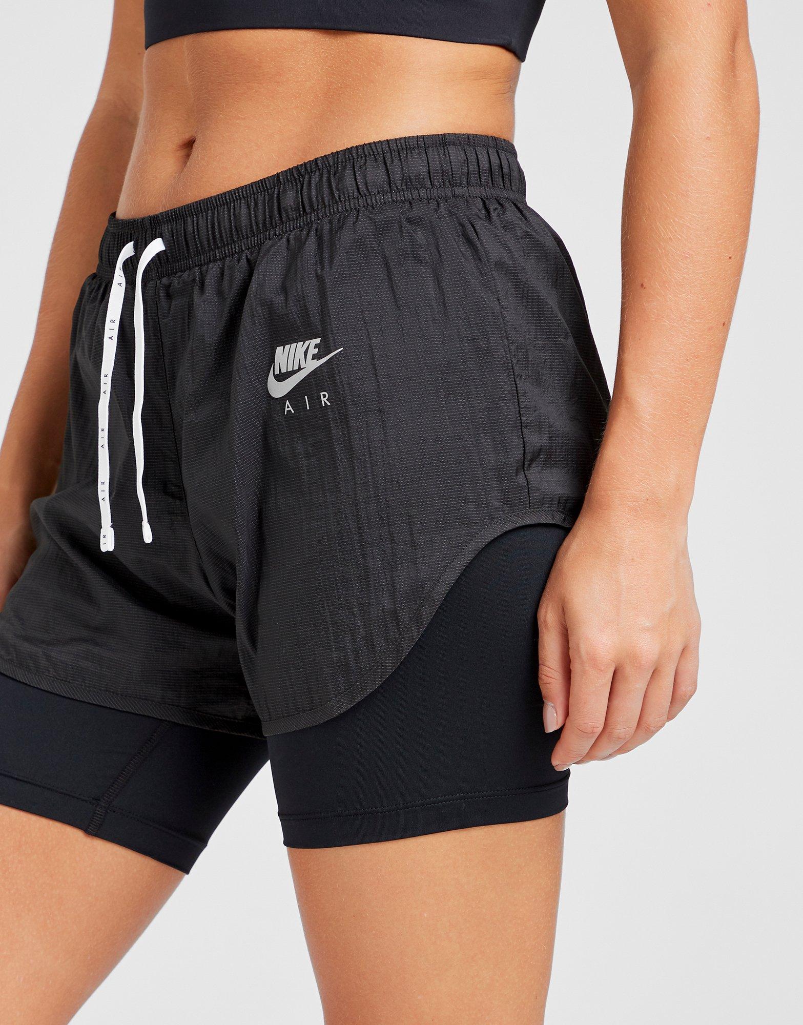 nike air 2 in 1 running shorts womens