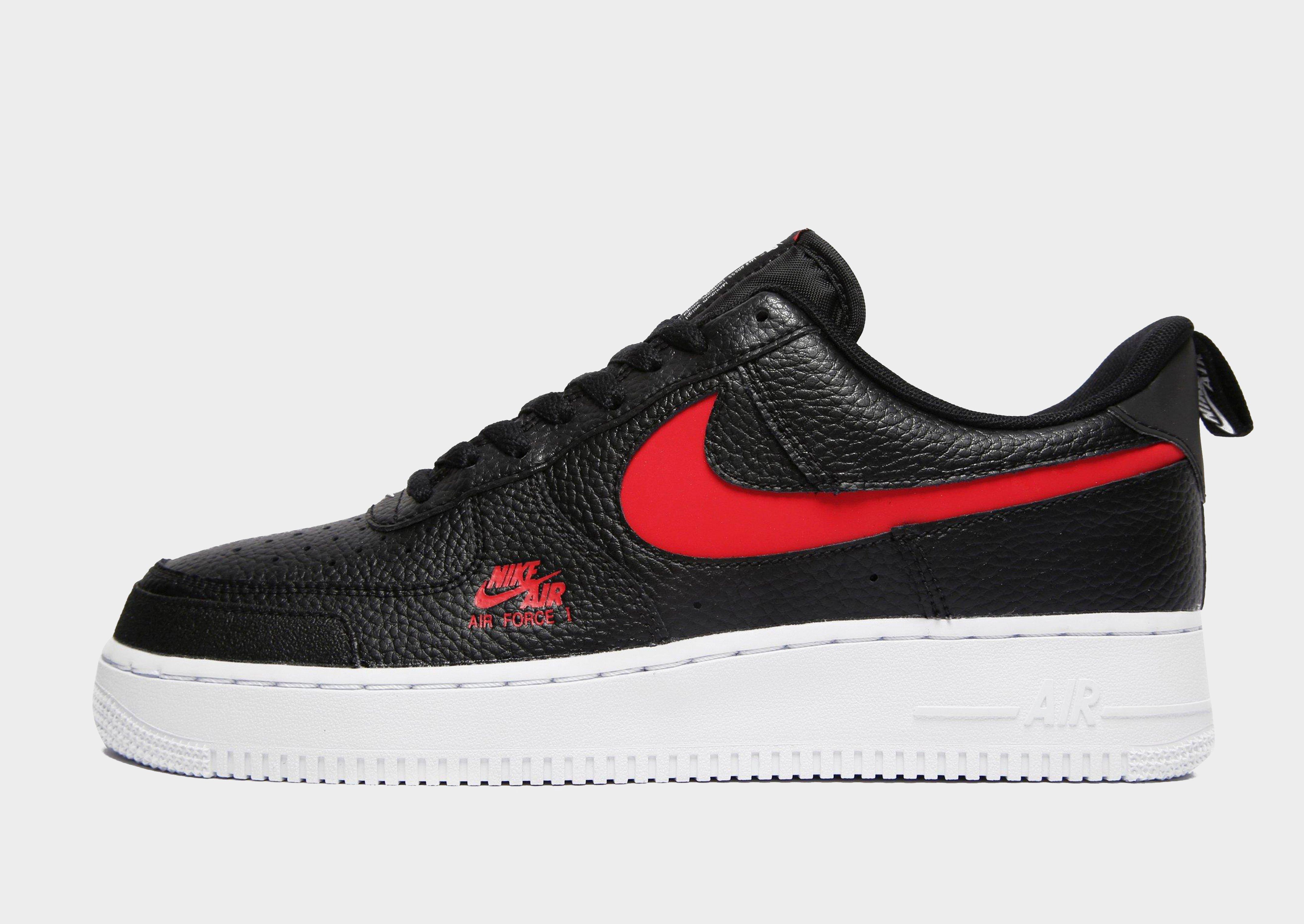 nike black and red air force