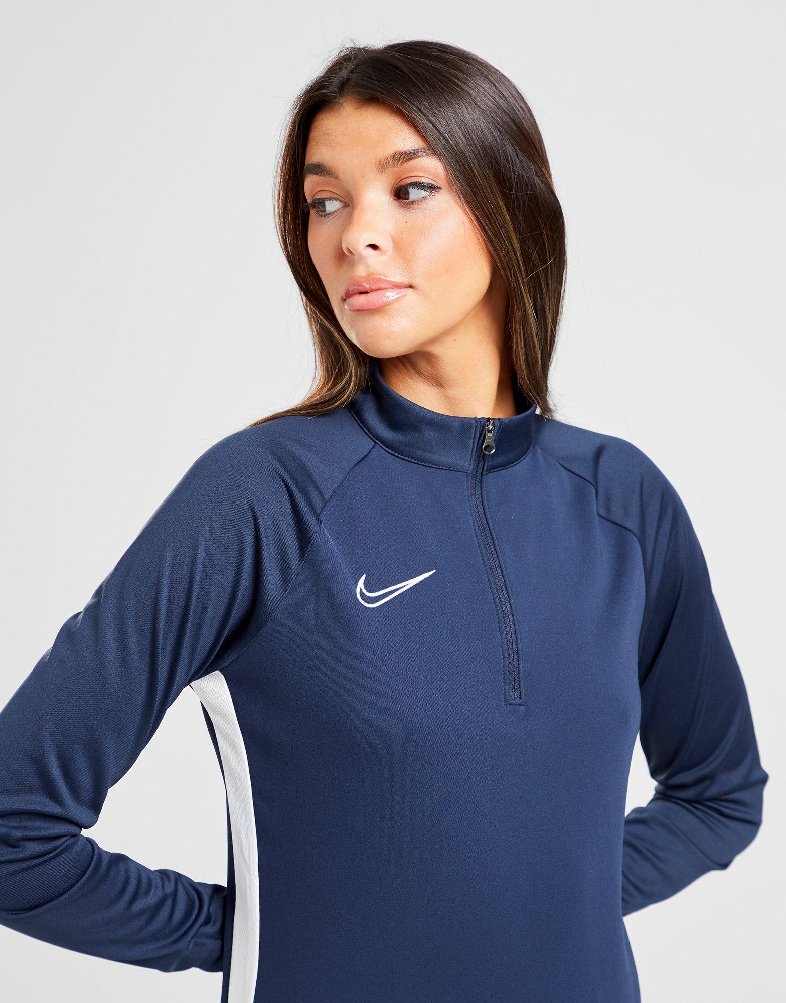 nike academy half zip top