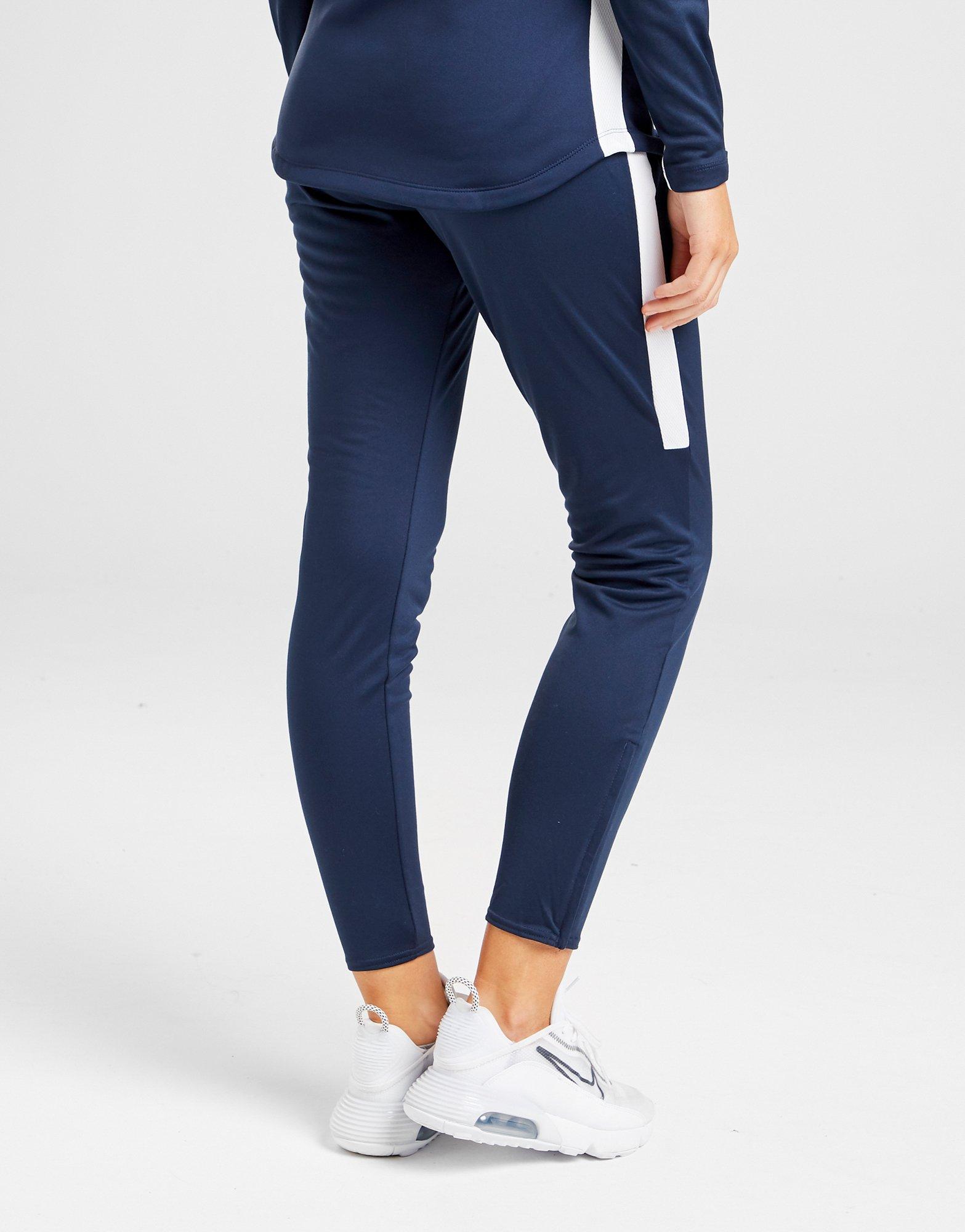 nike academy track pants blue