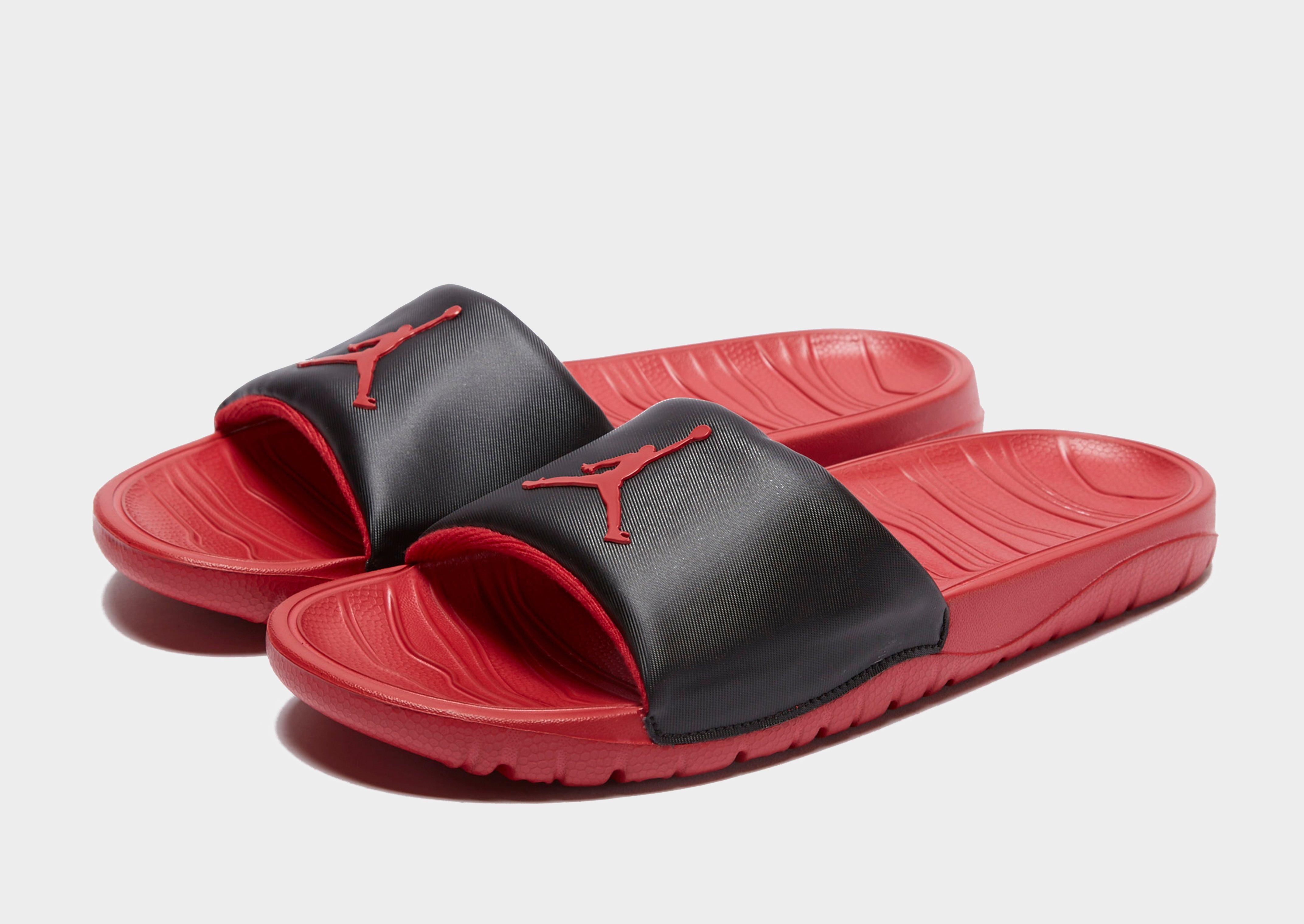 jordan break slide red