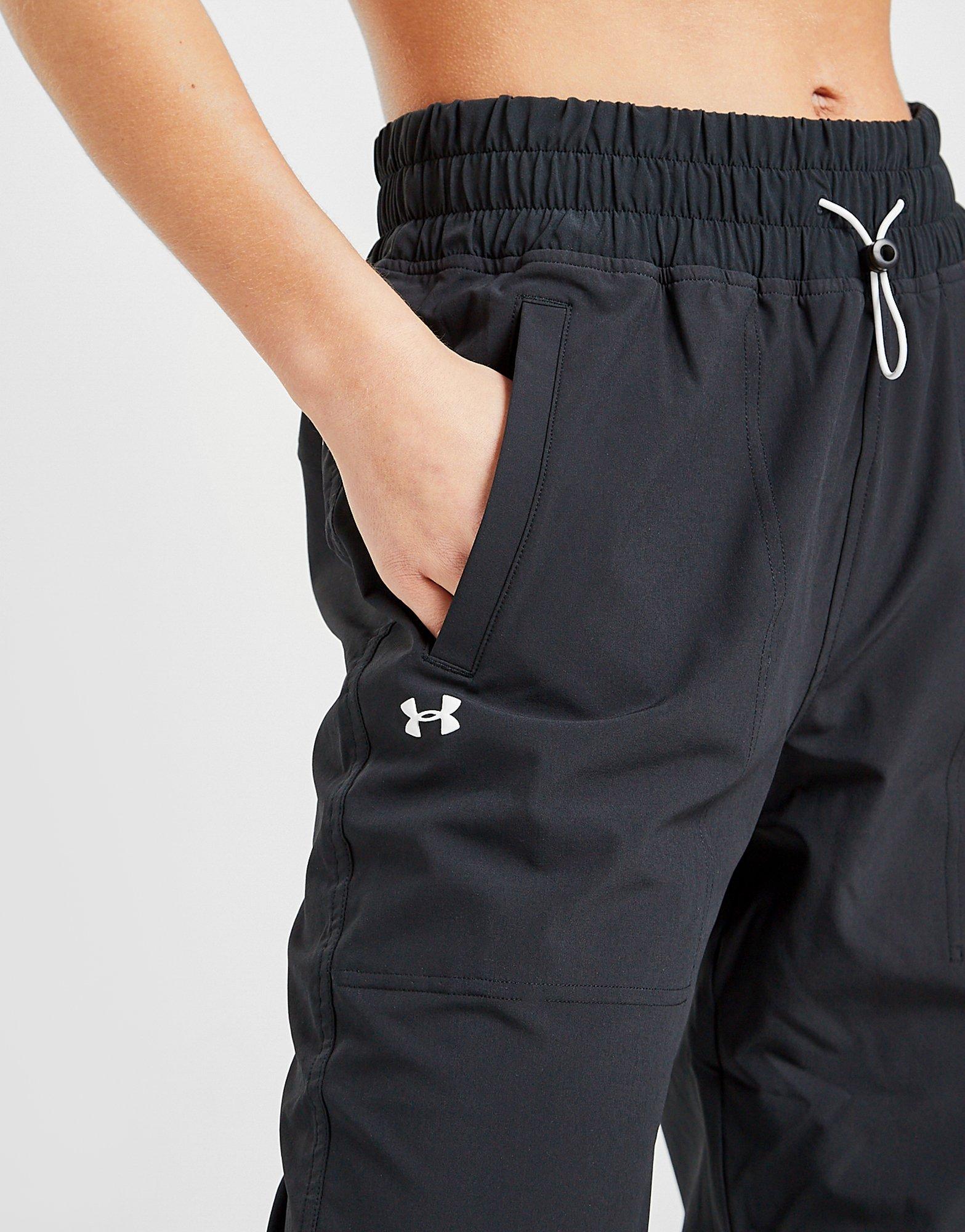 under armour woven track pants